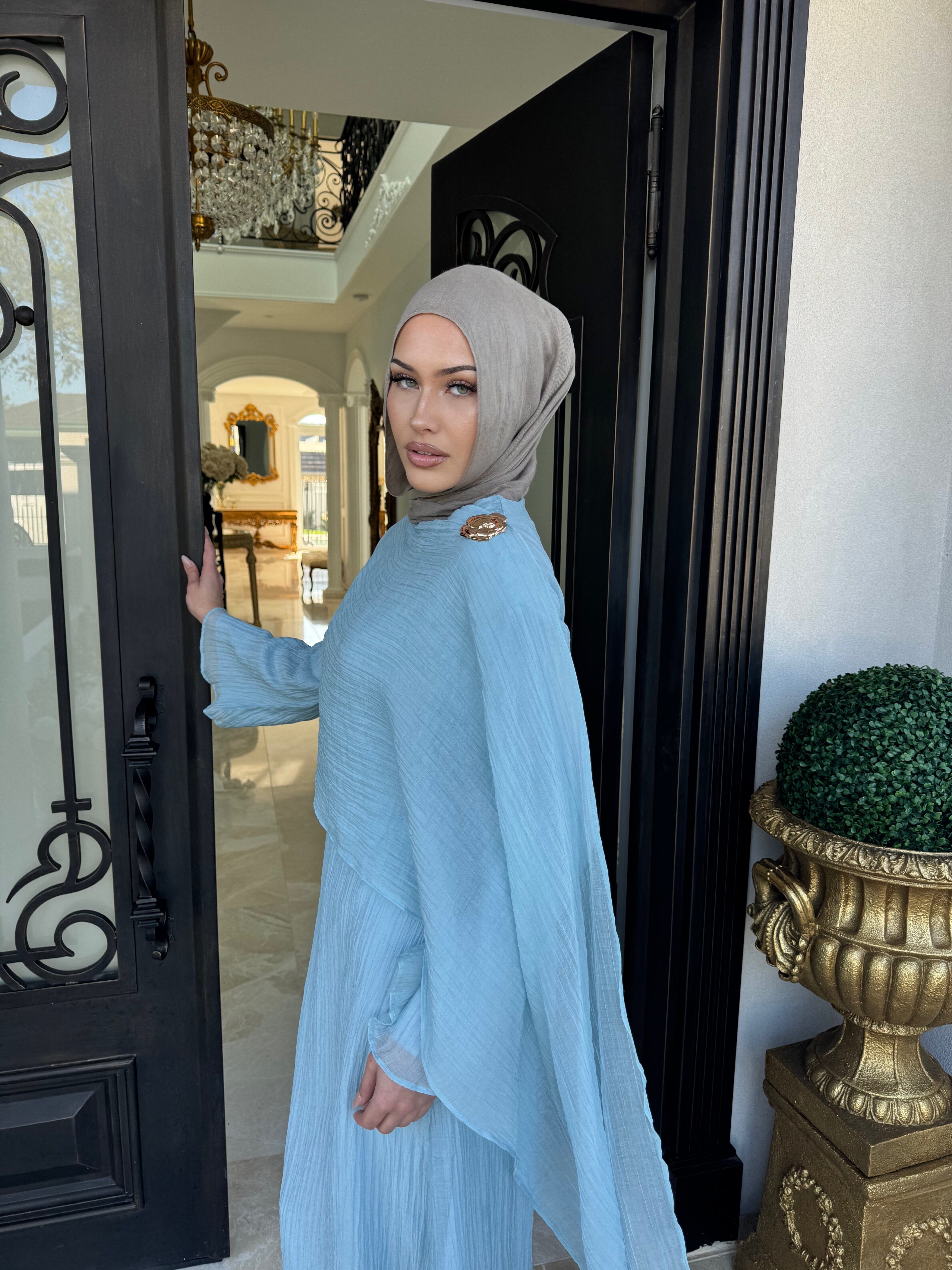 Drape Crinkle Dress