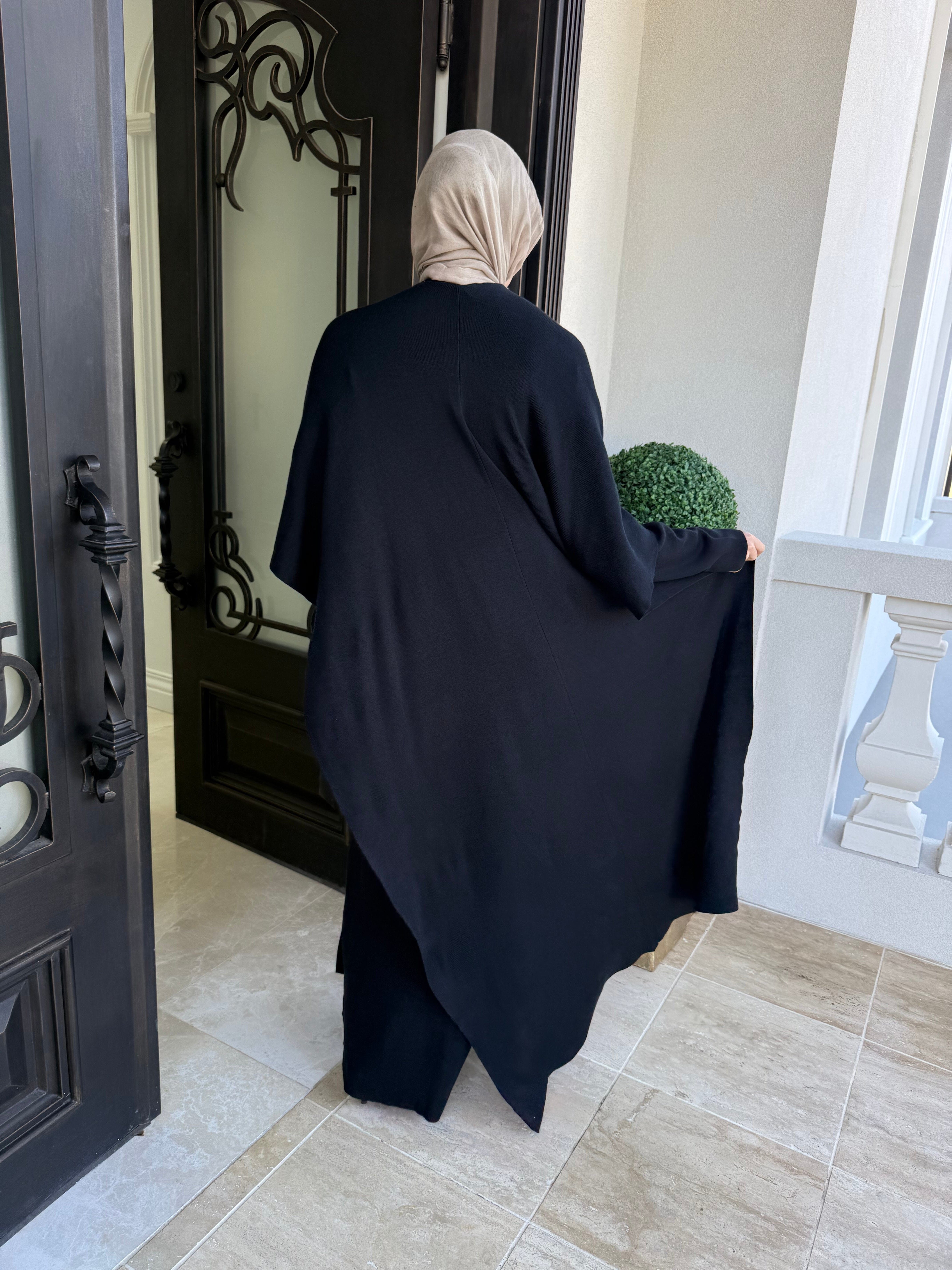 Wrap Drape Knit Set