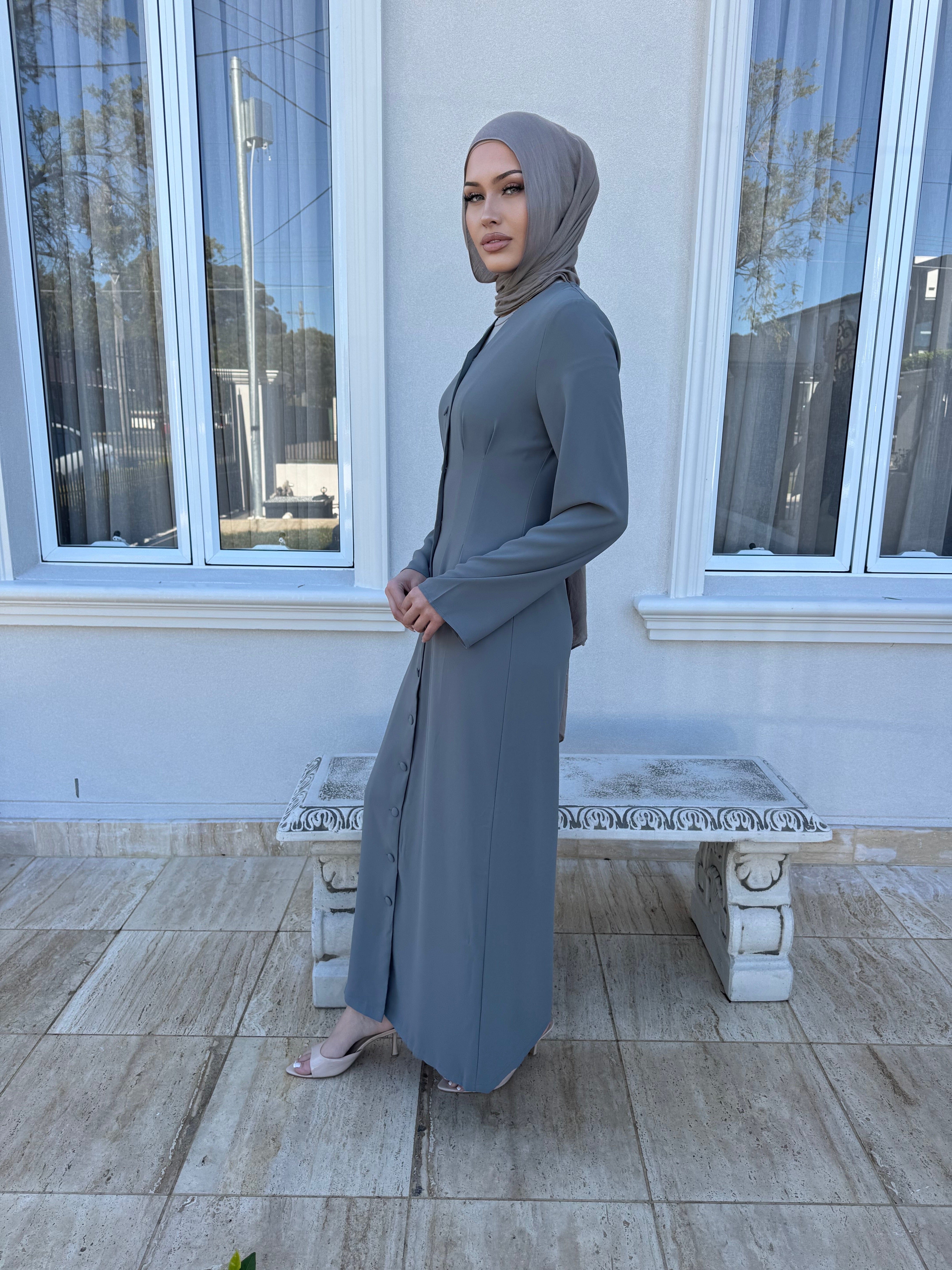 Nadia Button Dress