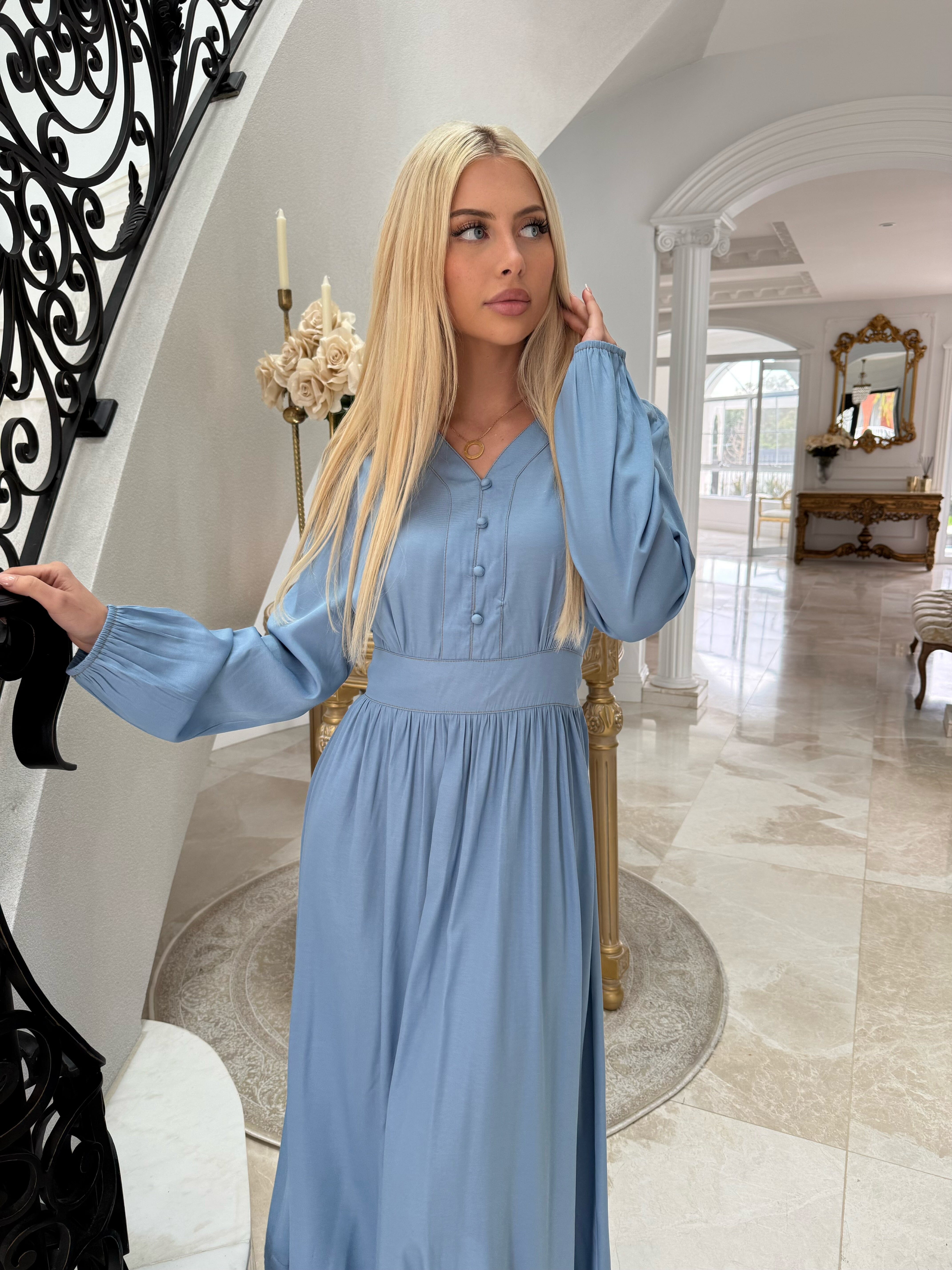 Chambray Maxi Dress