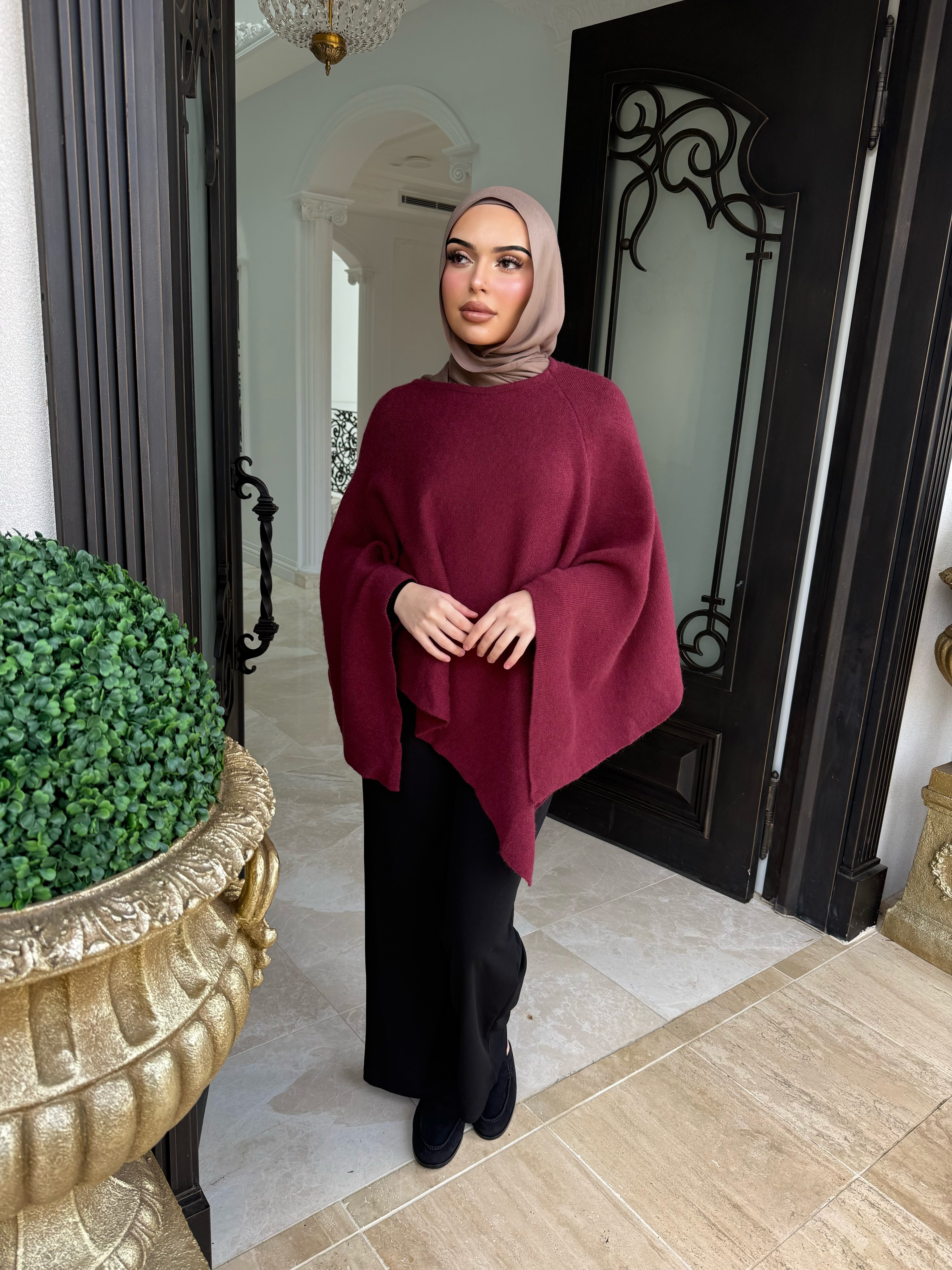Knit Poncho