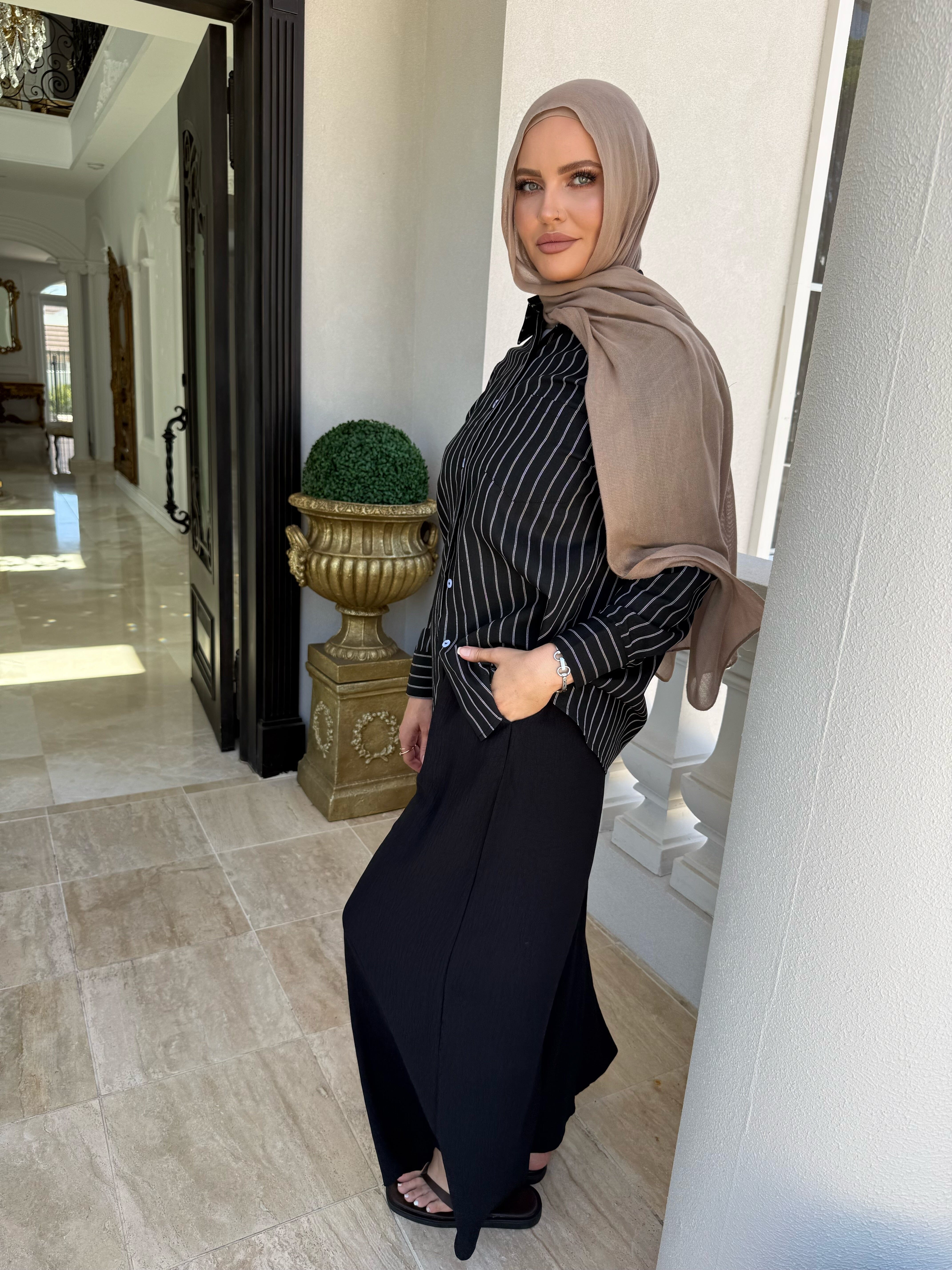 Black Stripe Shirt