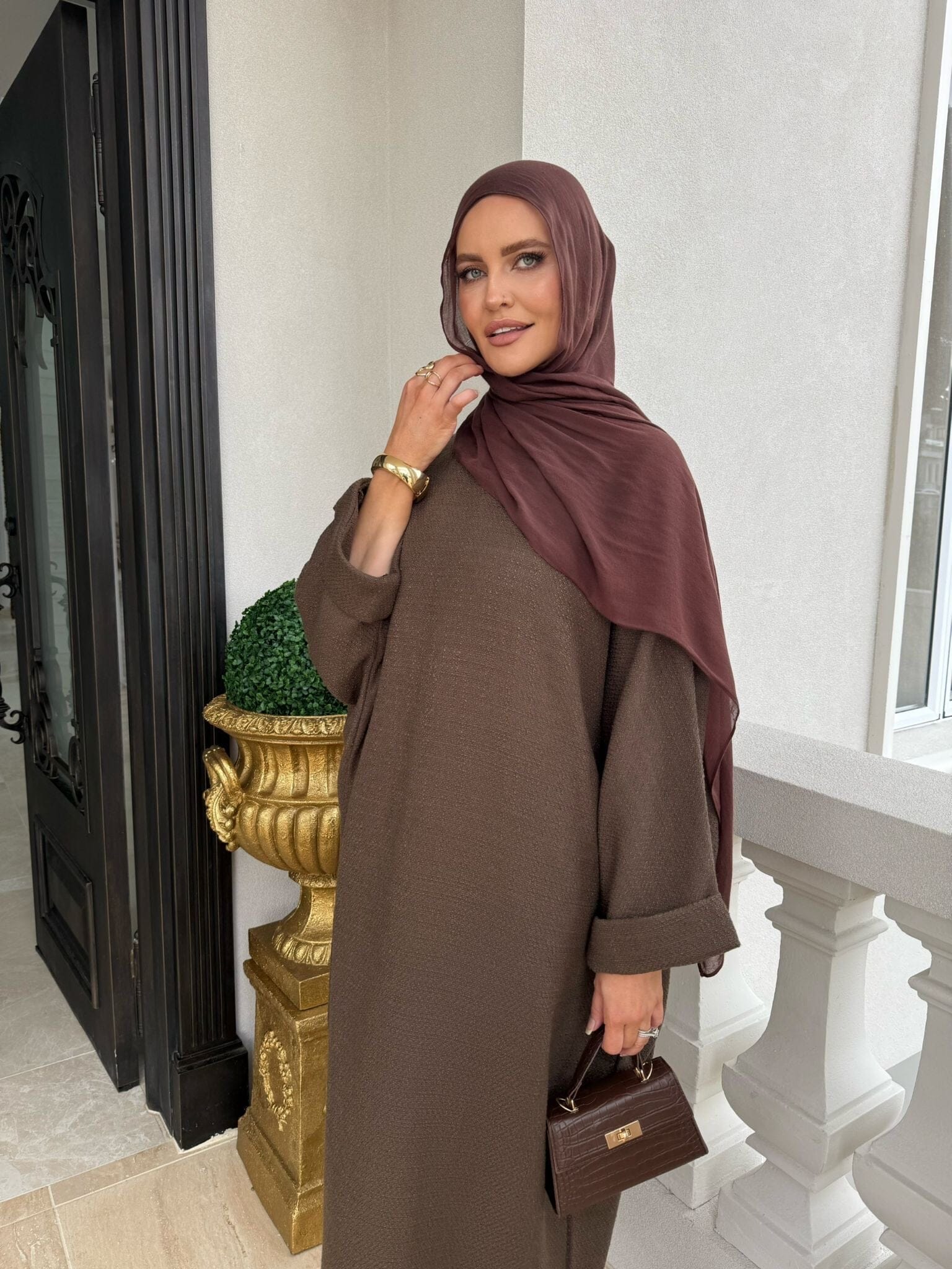 Tweed Abaya
