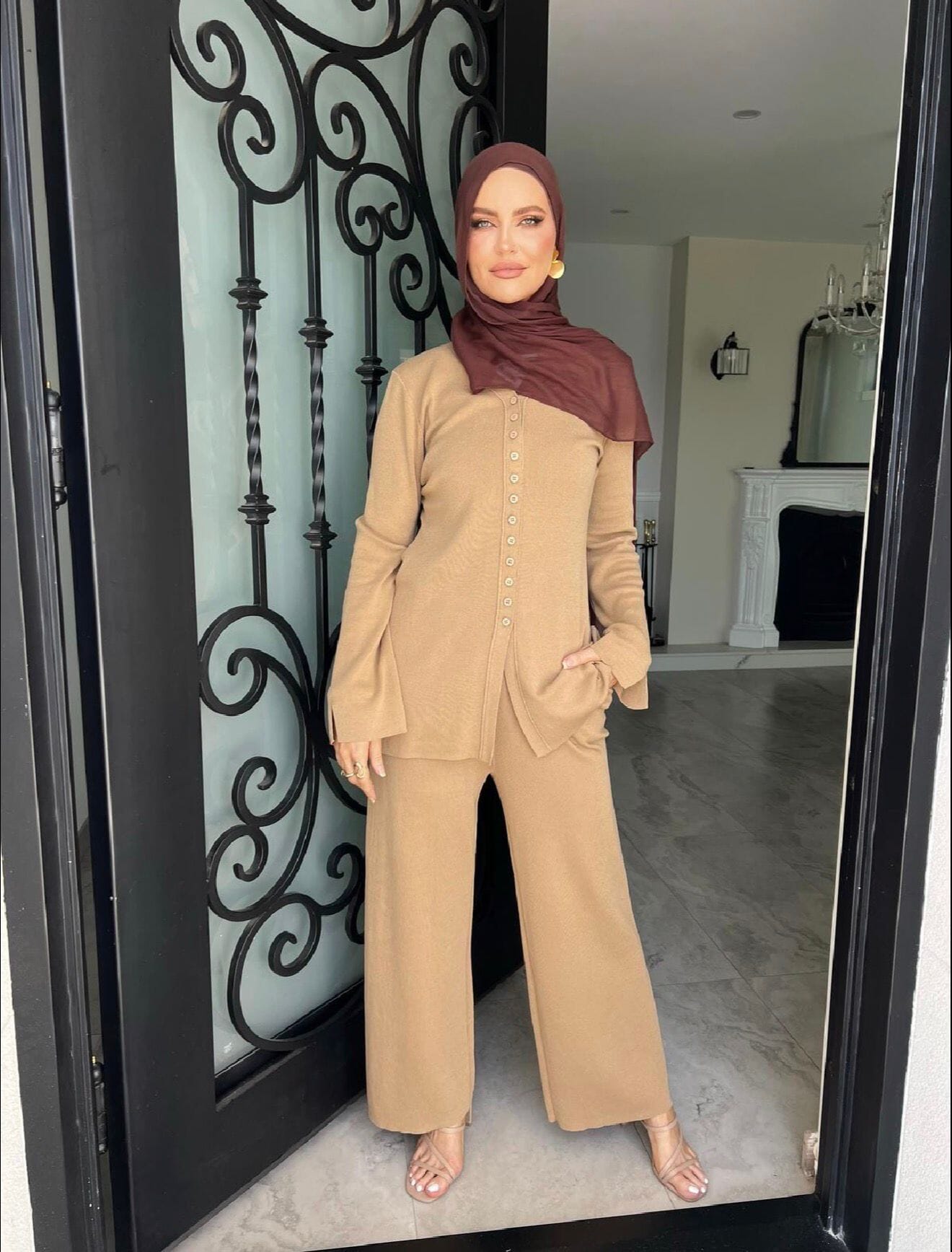 Thin Knit Button Set