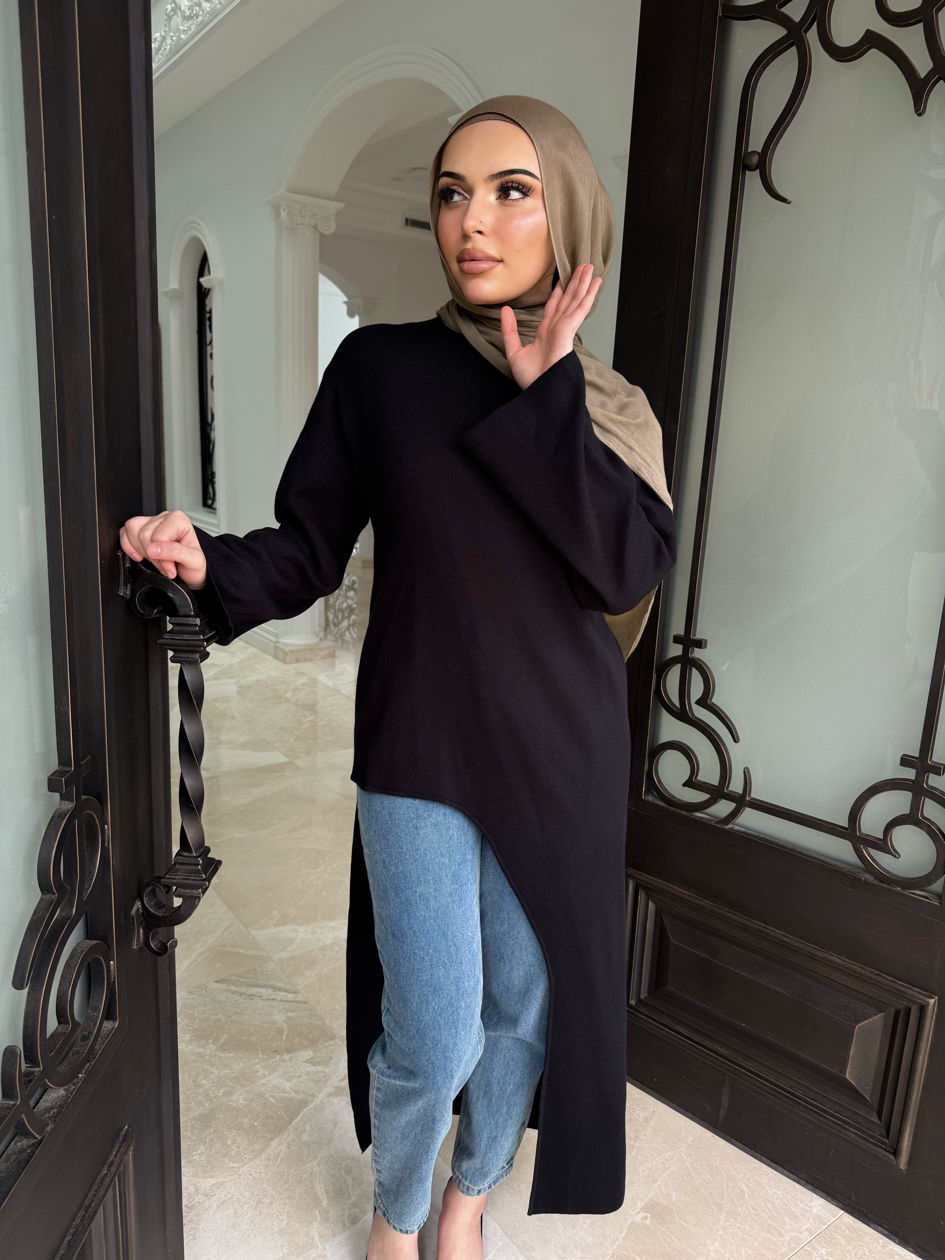 Knit High-low Tunic