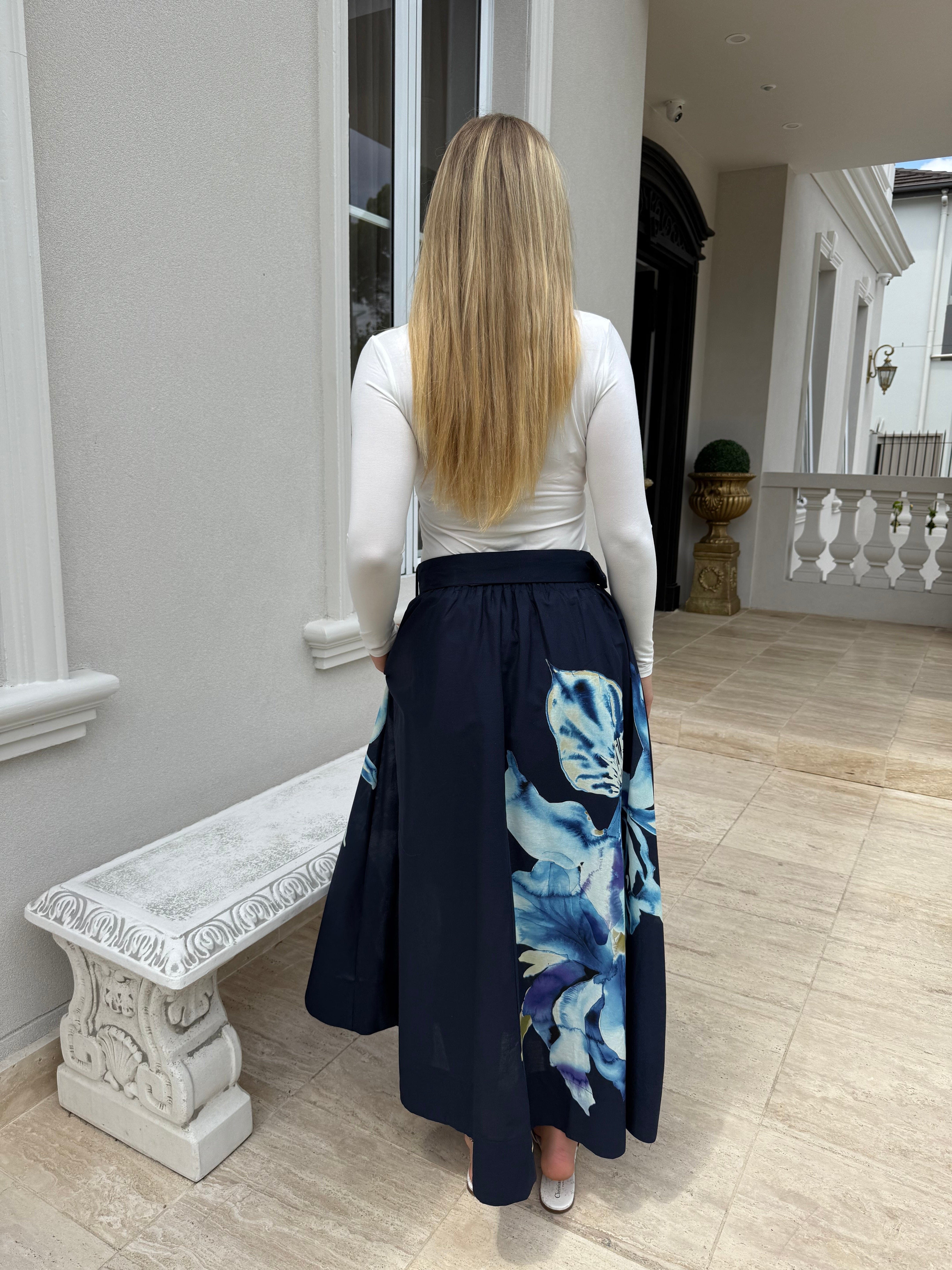 Ink Navy Skirt
