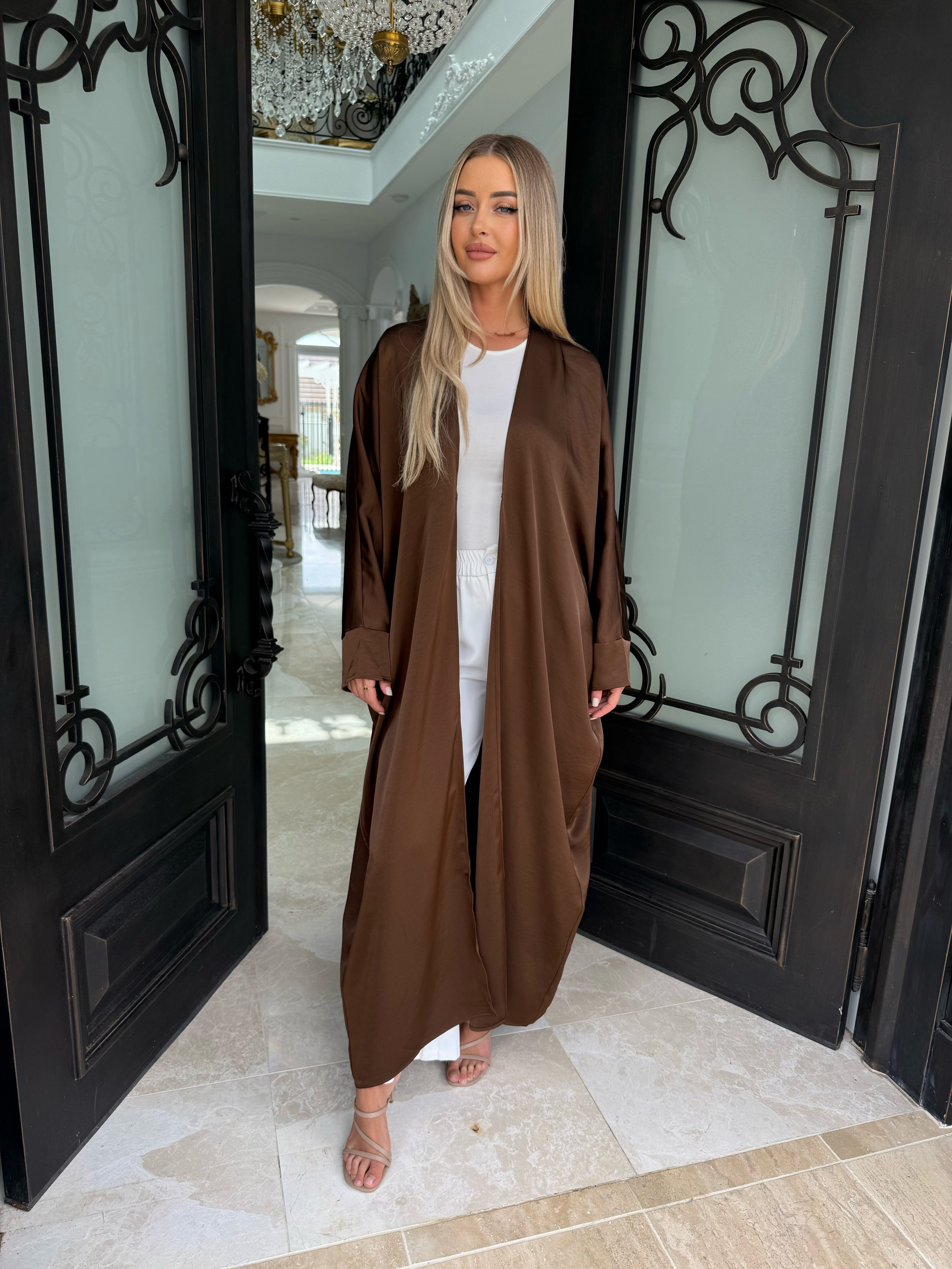 Layali Batwing Open Abaya