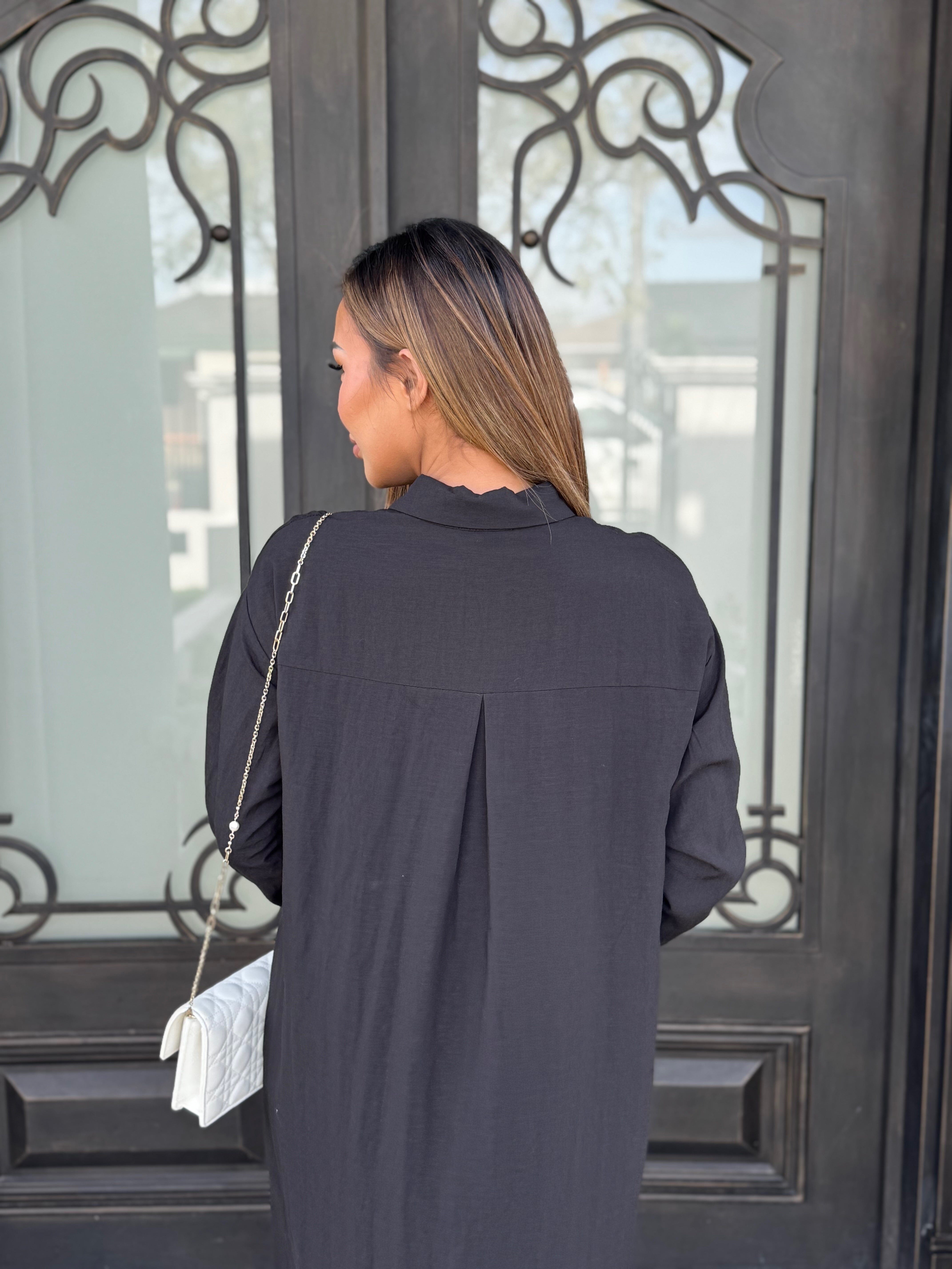 Linen Abaya