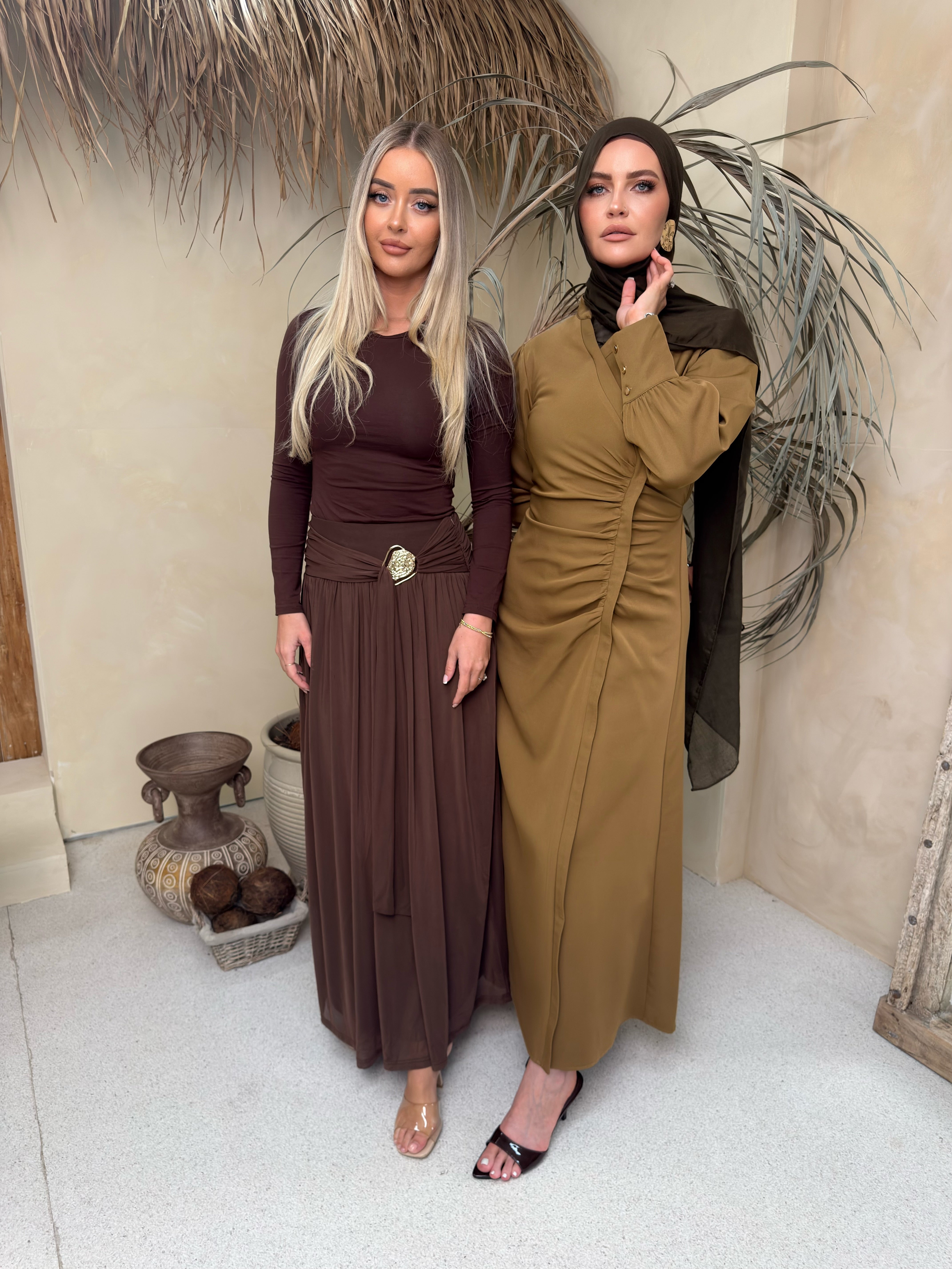 Layali Gathered Dress
