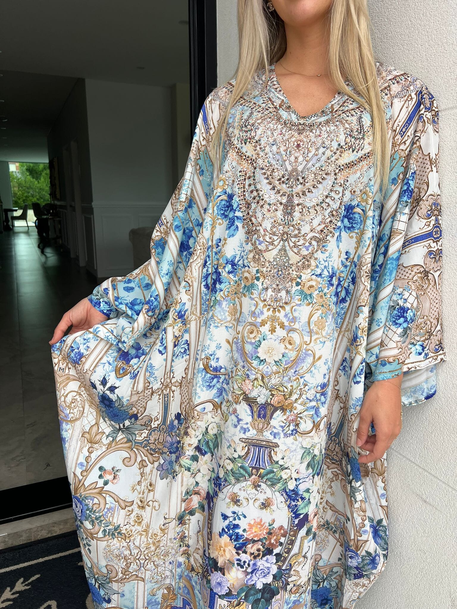 White Glam Kaftan