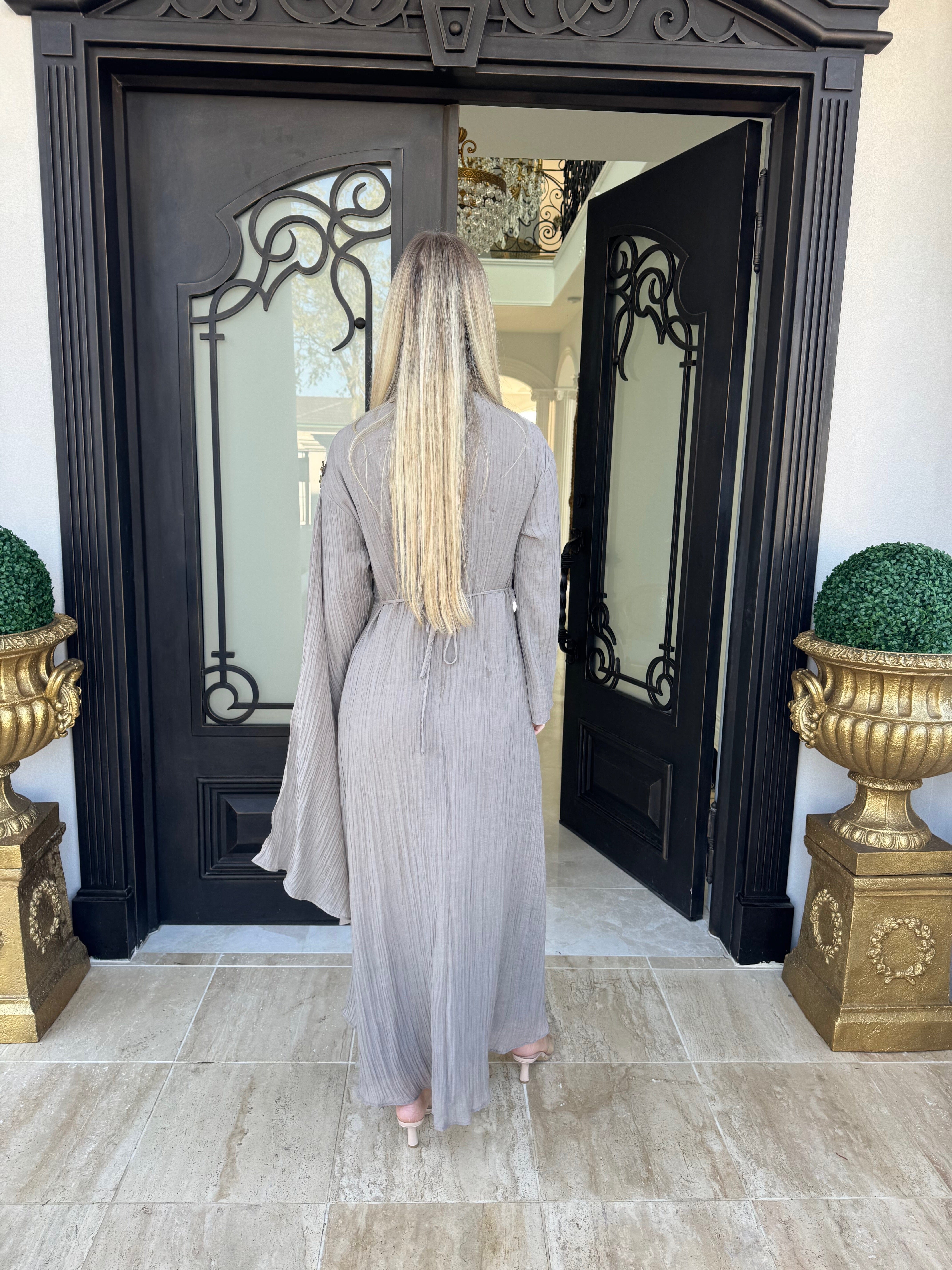 Drape Crinkle Dress