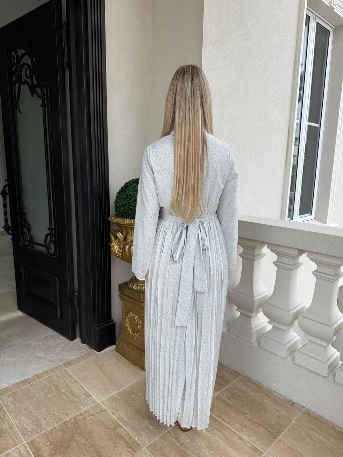 Pleated Daisy Dress