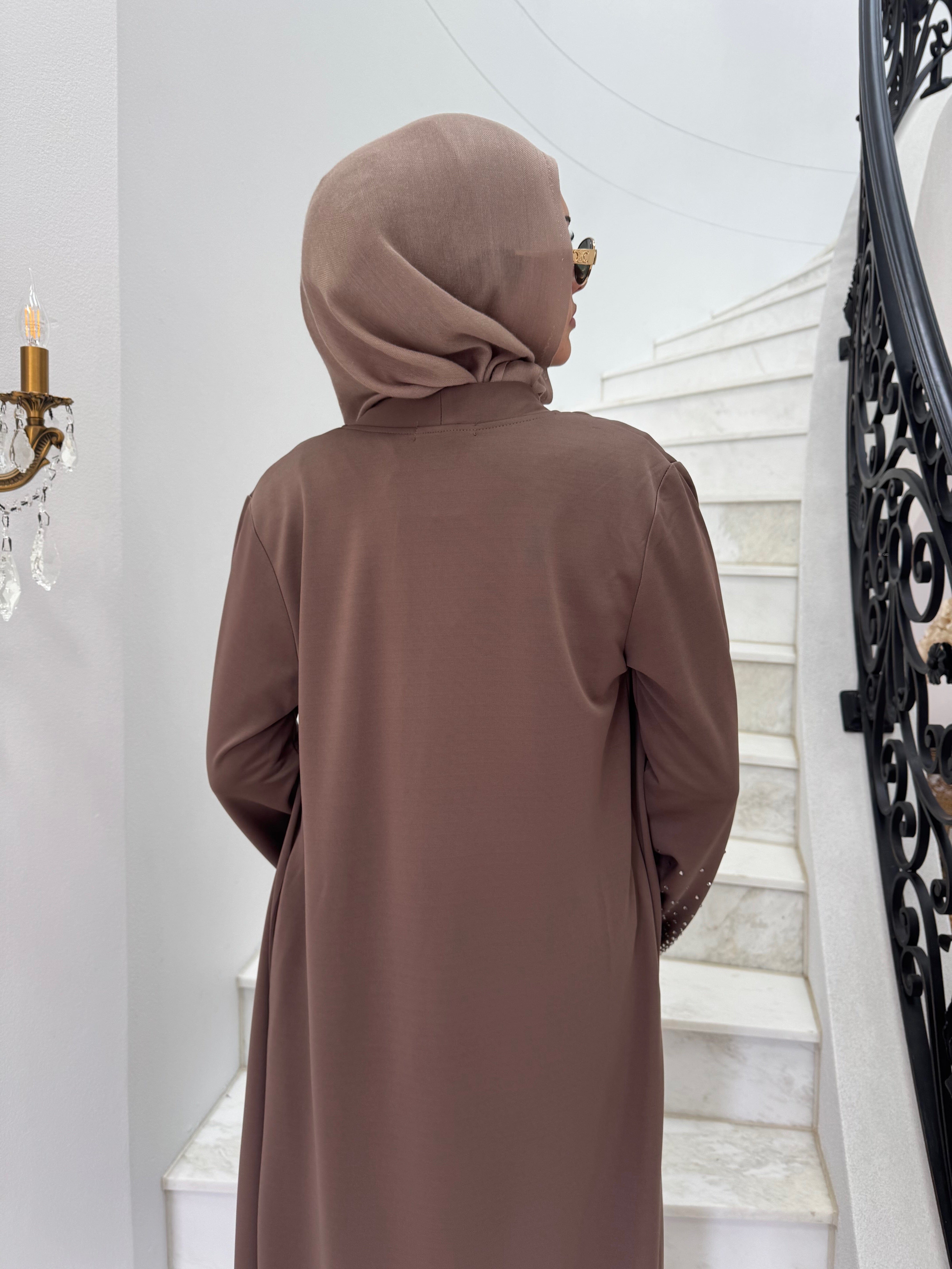 Beaded Abaya Set