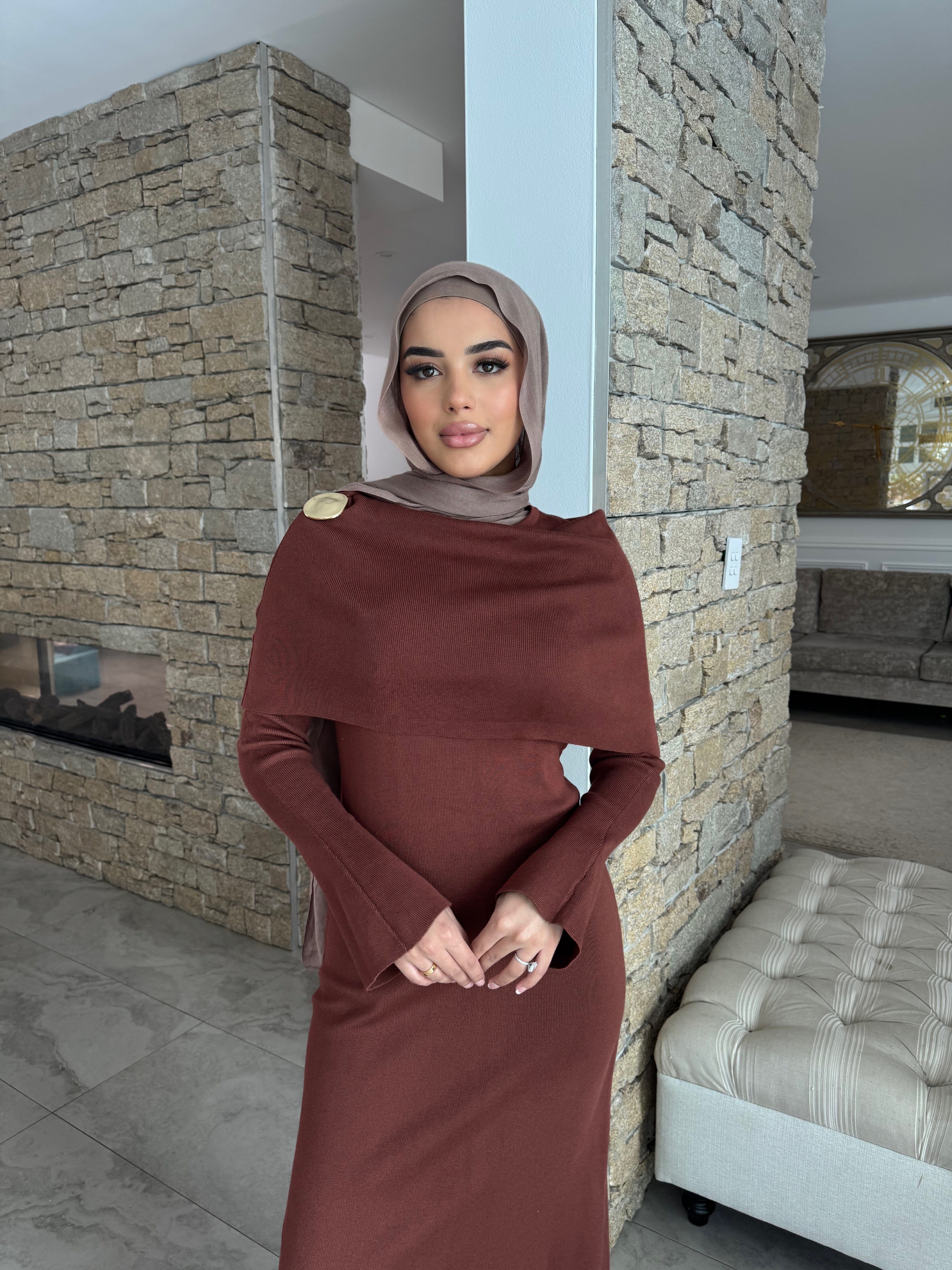 Knit Shawl Dress