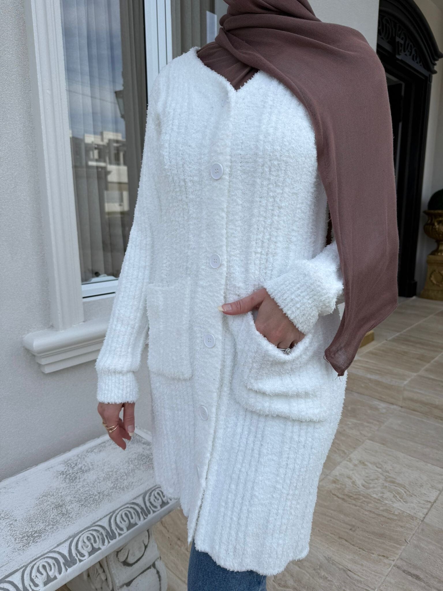 Blush Midi Cardigan