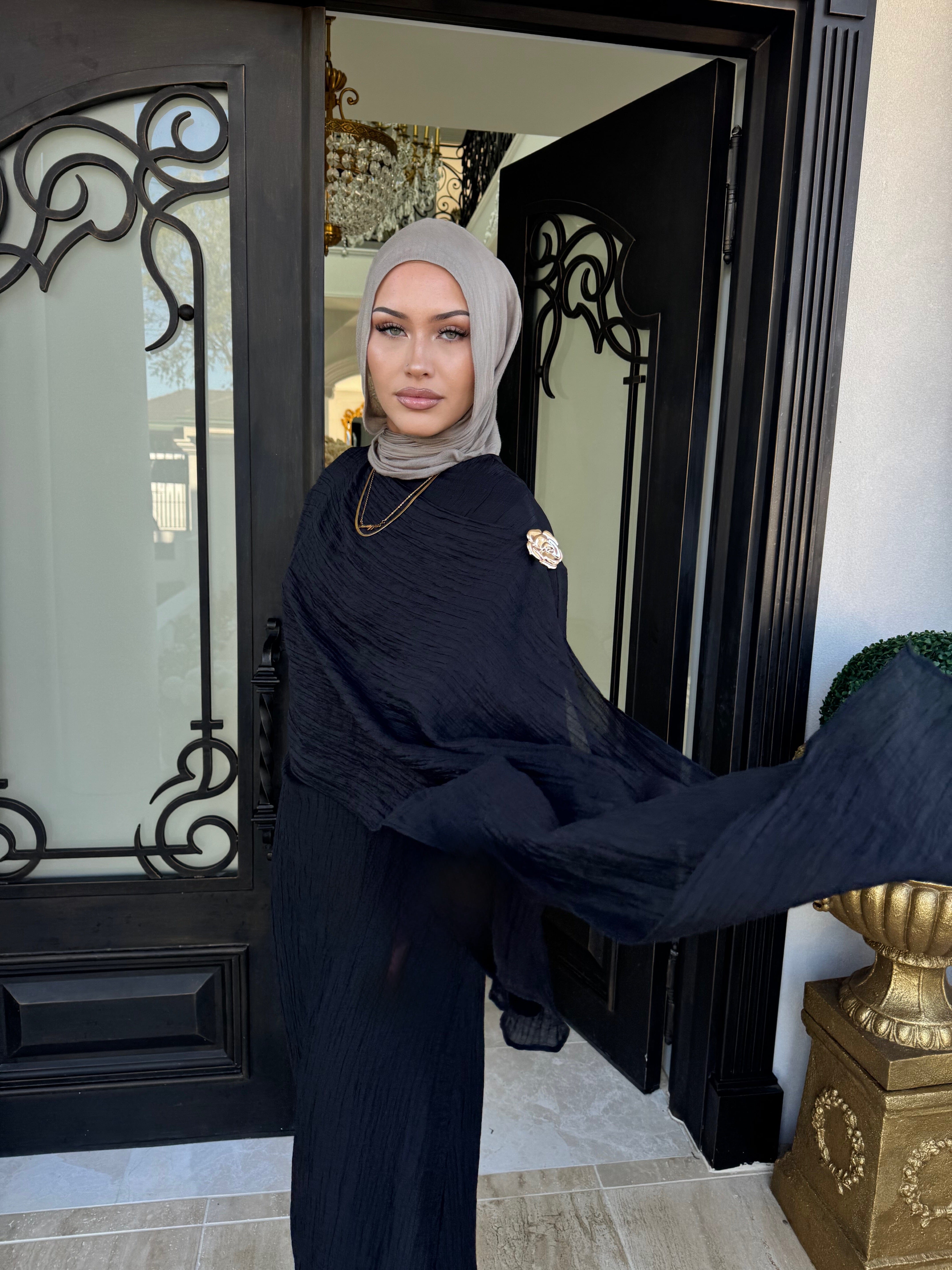 Drape Crinkle Dress