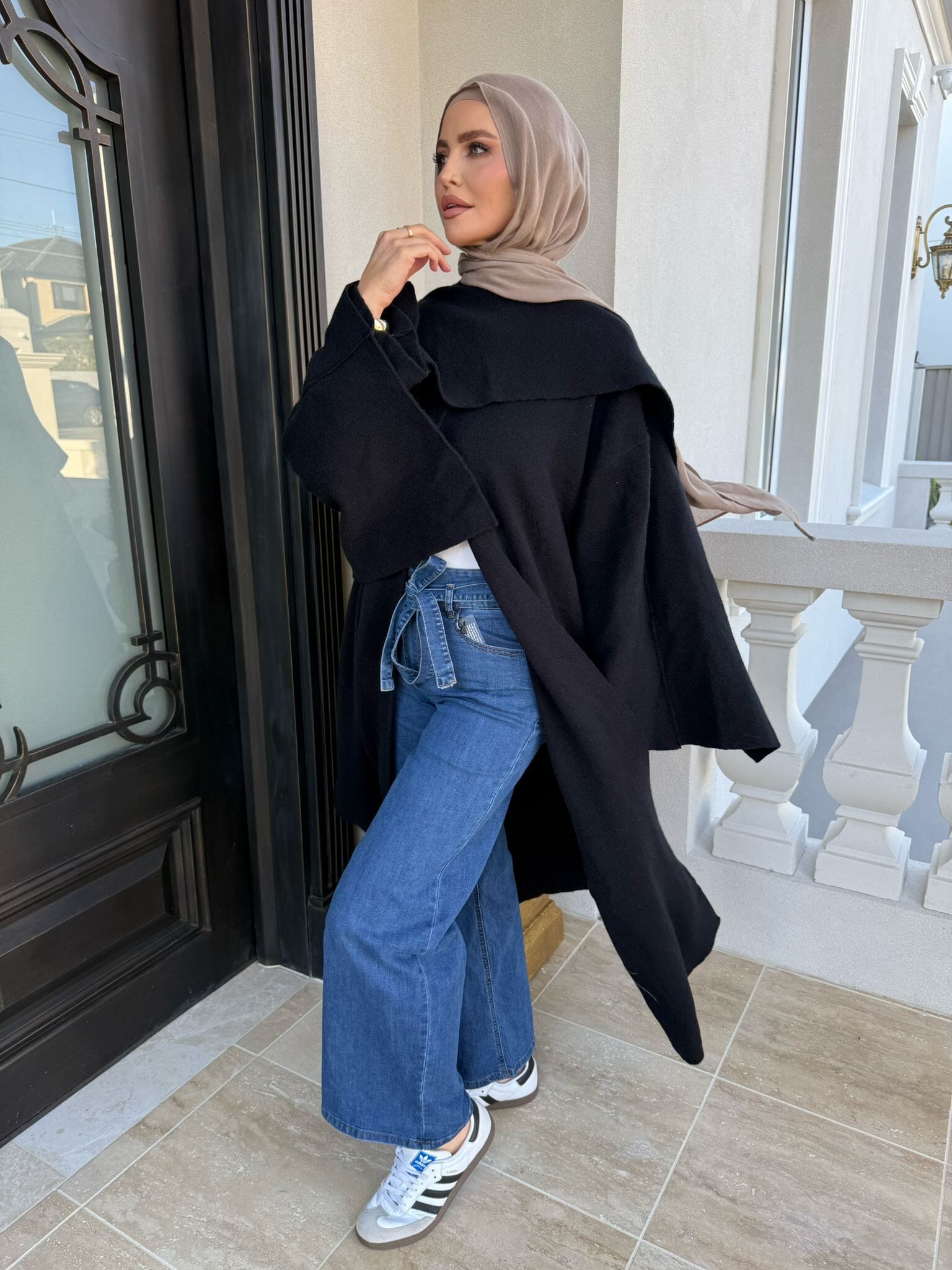 Scraf Poncho Coat
