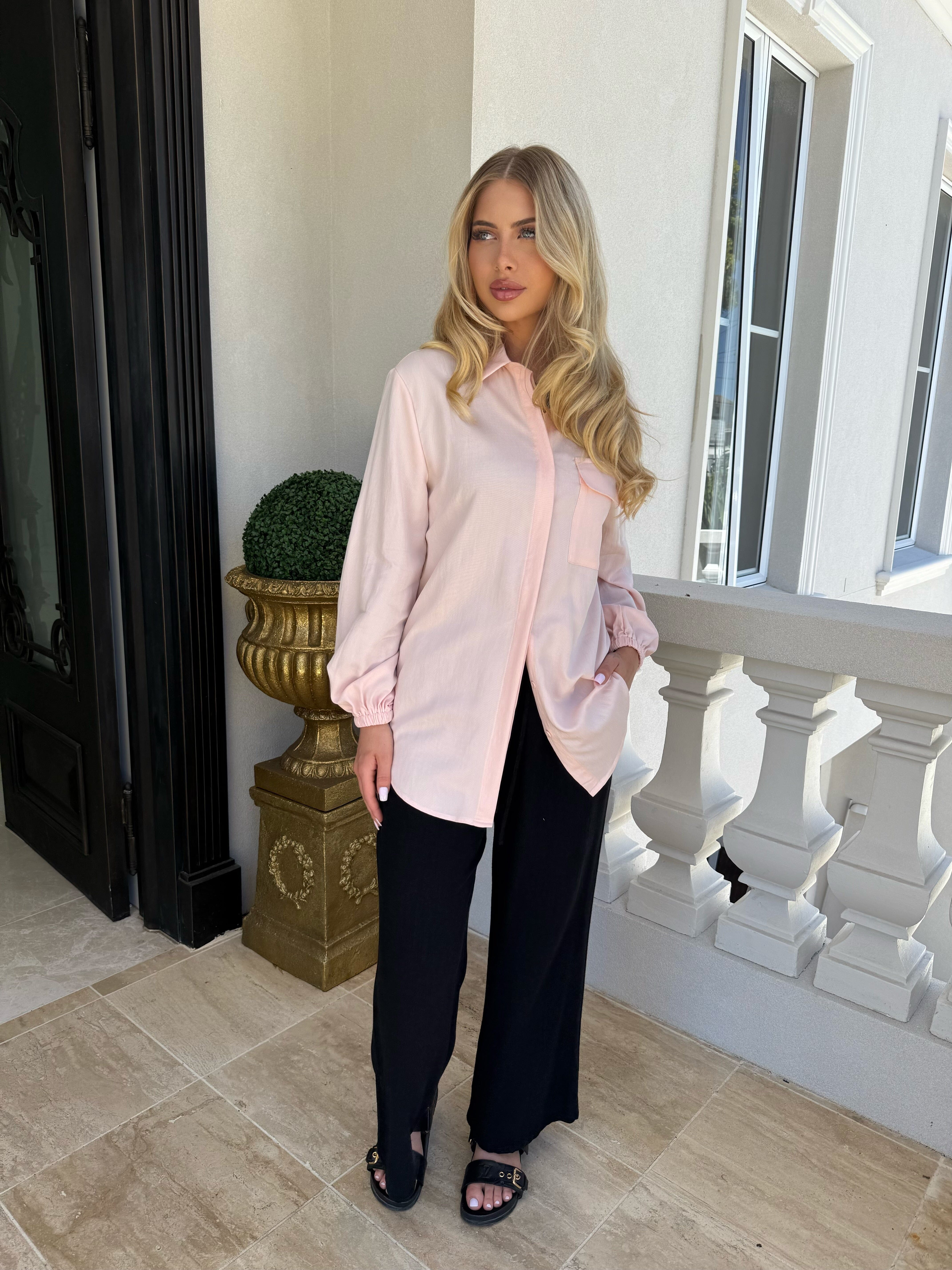 Linen Pocket Shirt