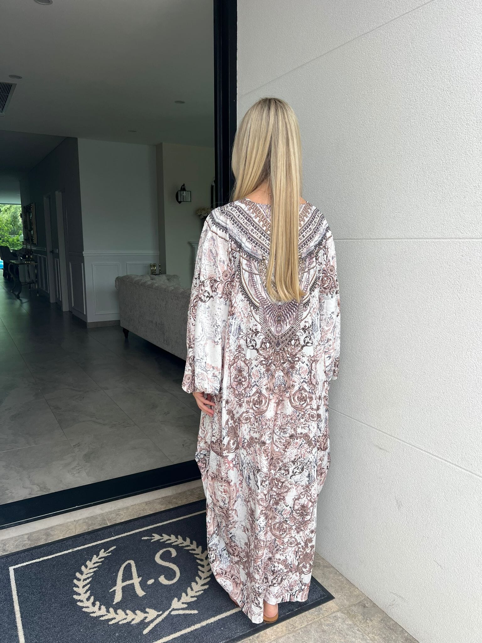 Ruby Batwing Kaftan