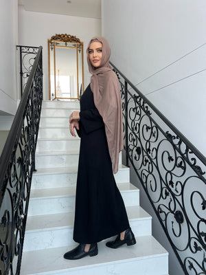 Knit Abaya Set