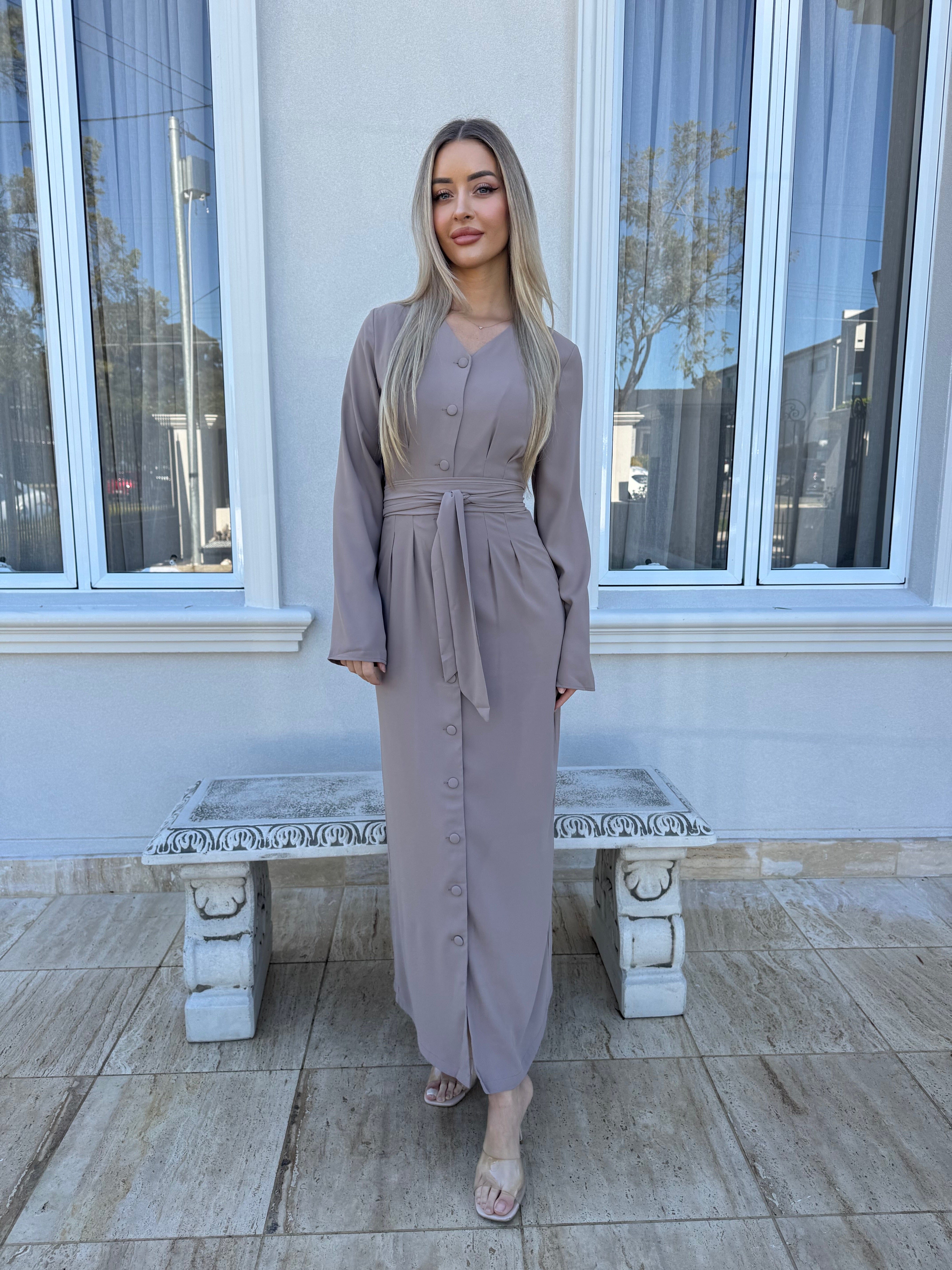 Nadia Button Dress