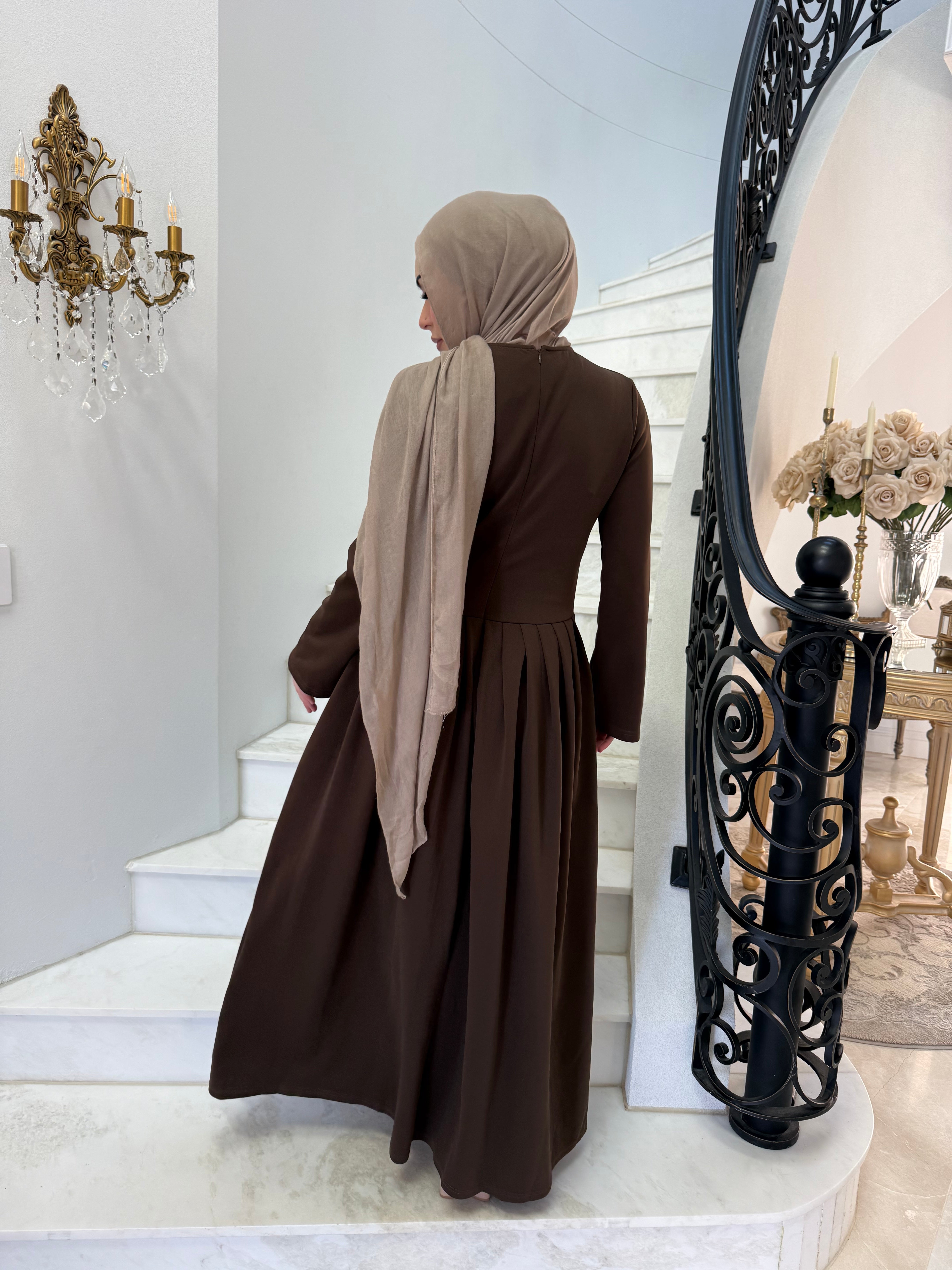 Pleated Glam Dress