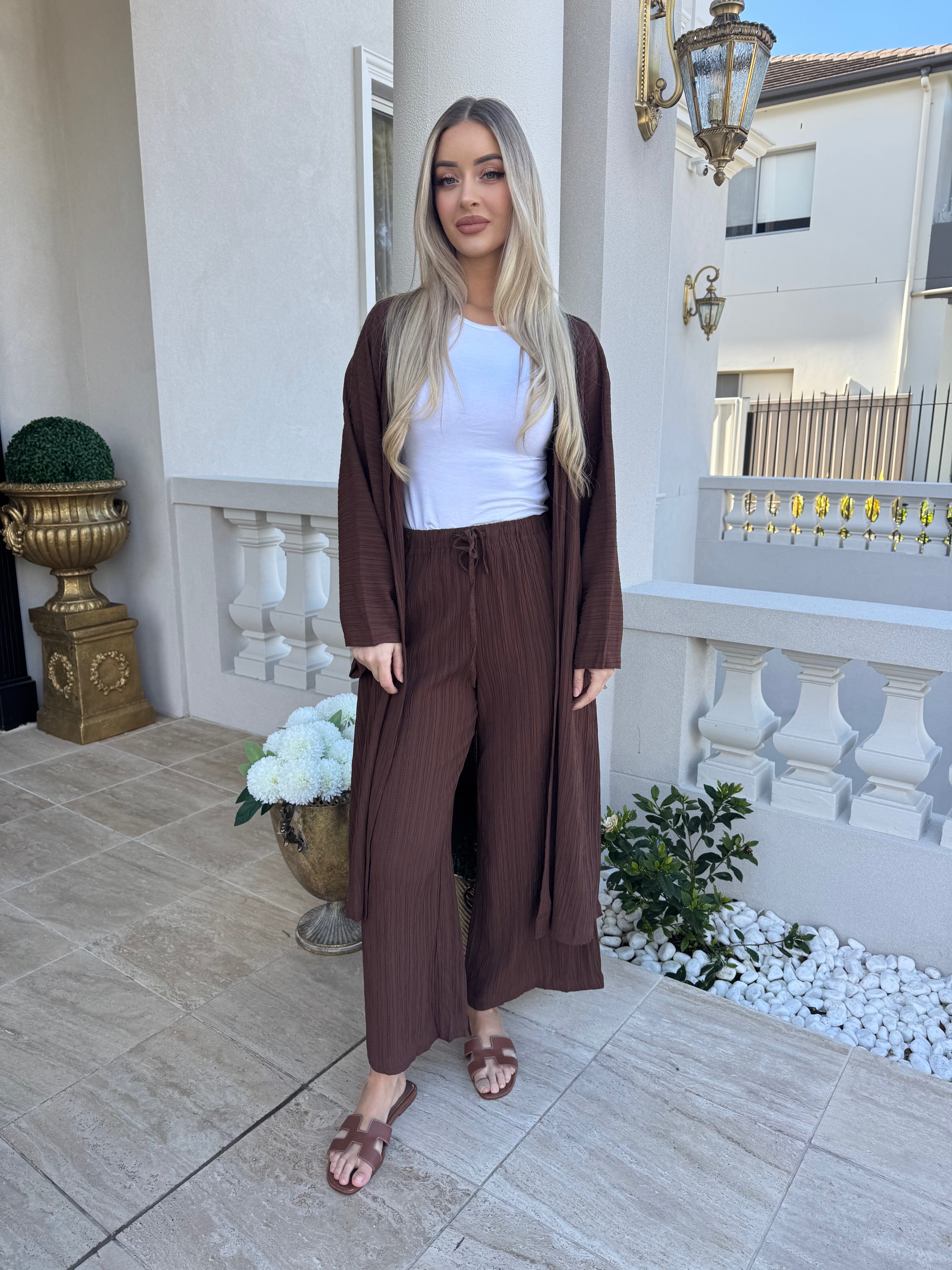 Wafa Cardigan Set