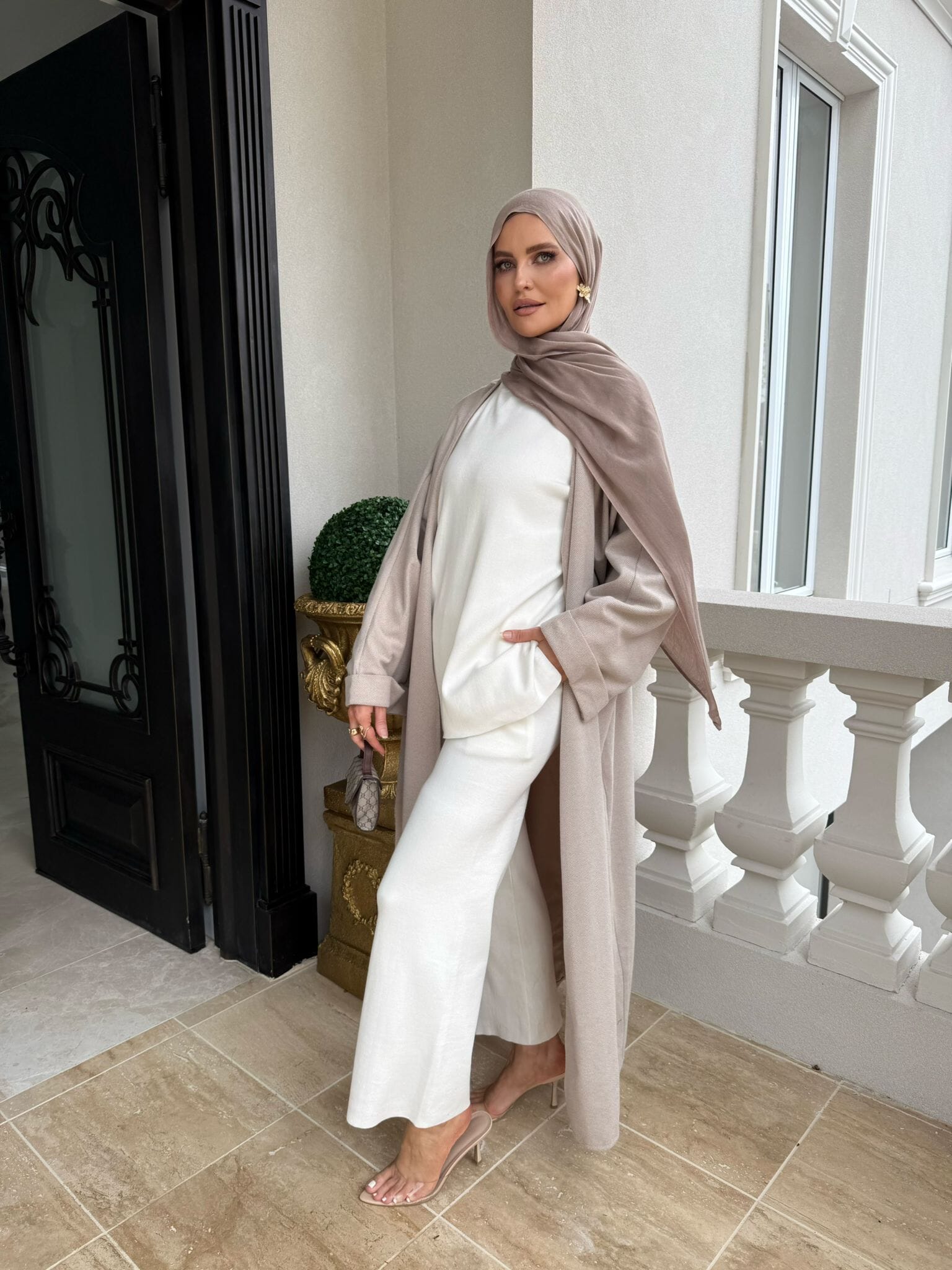 Textured Abaya kimono