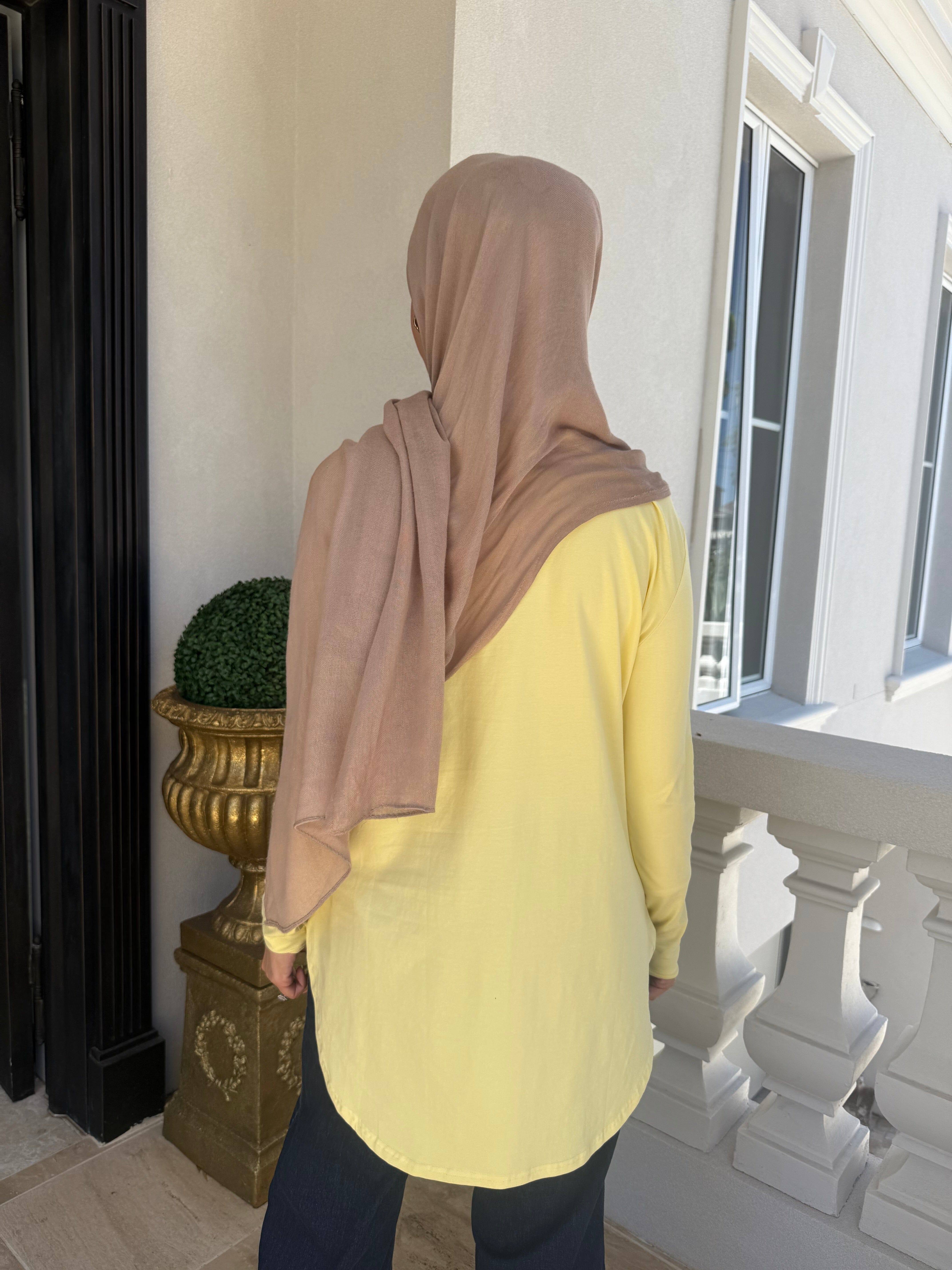 Midi Length Basic Cotton Top