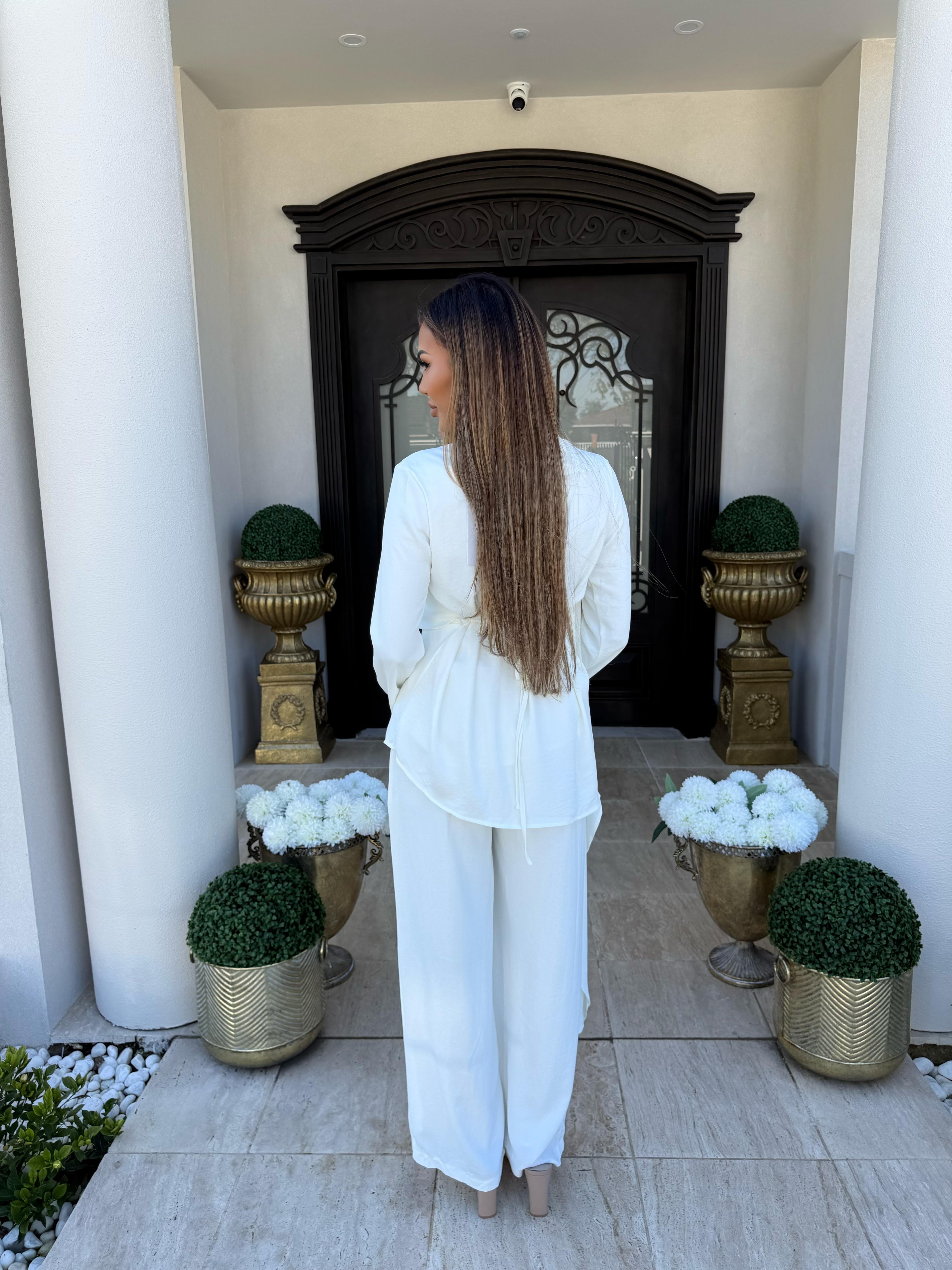White Drape Set