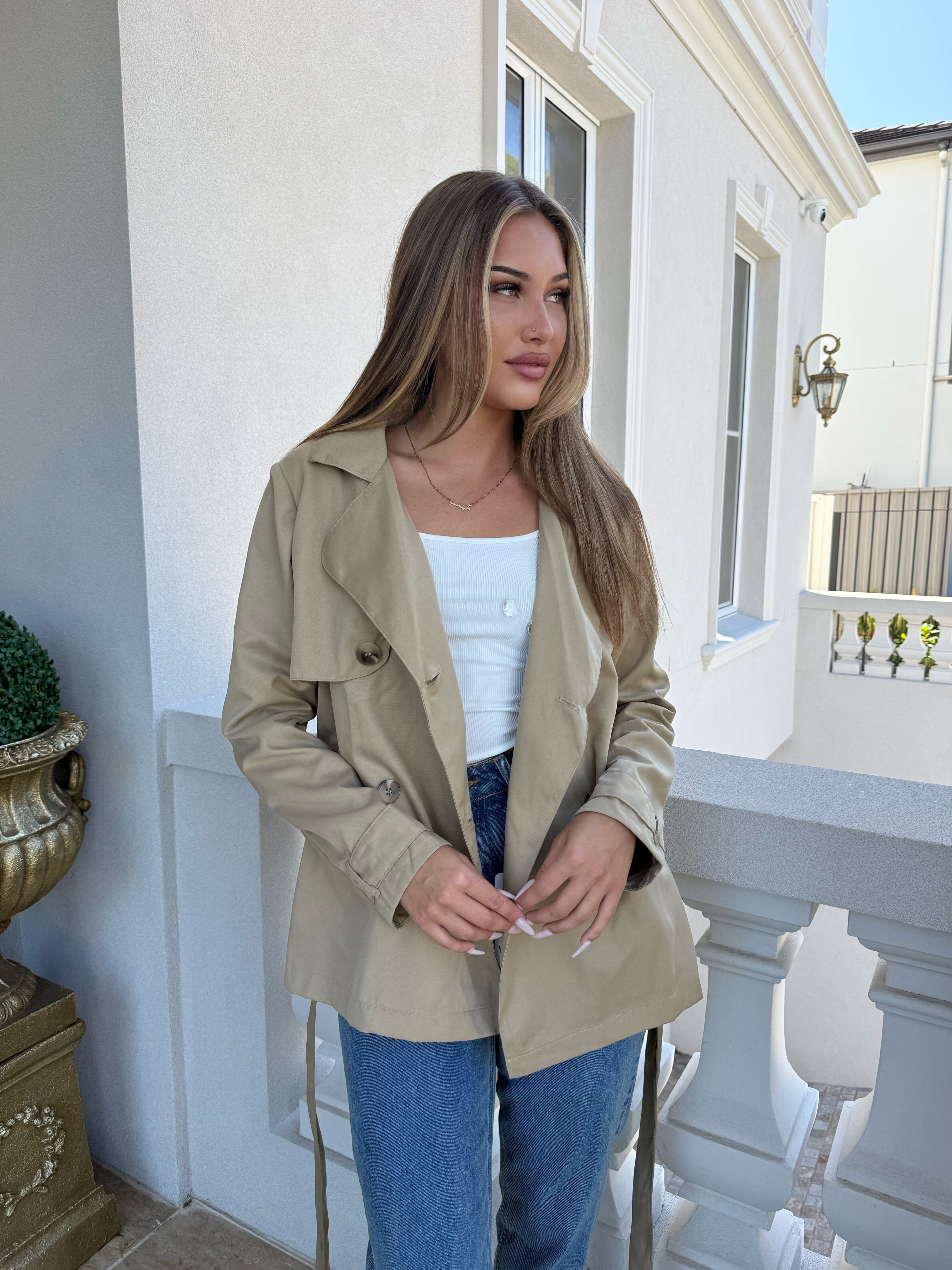 Short Trench Jacket