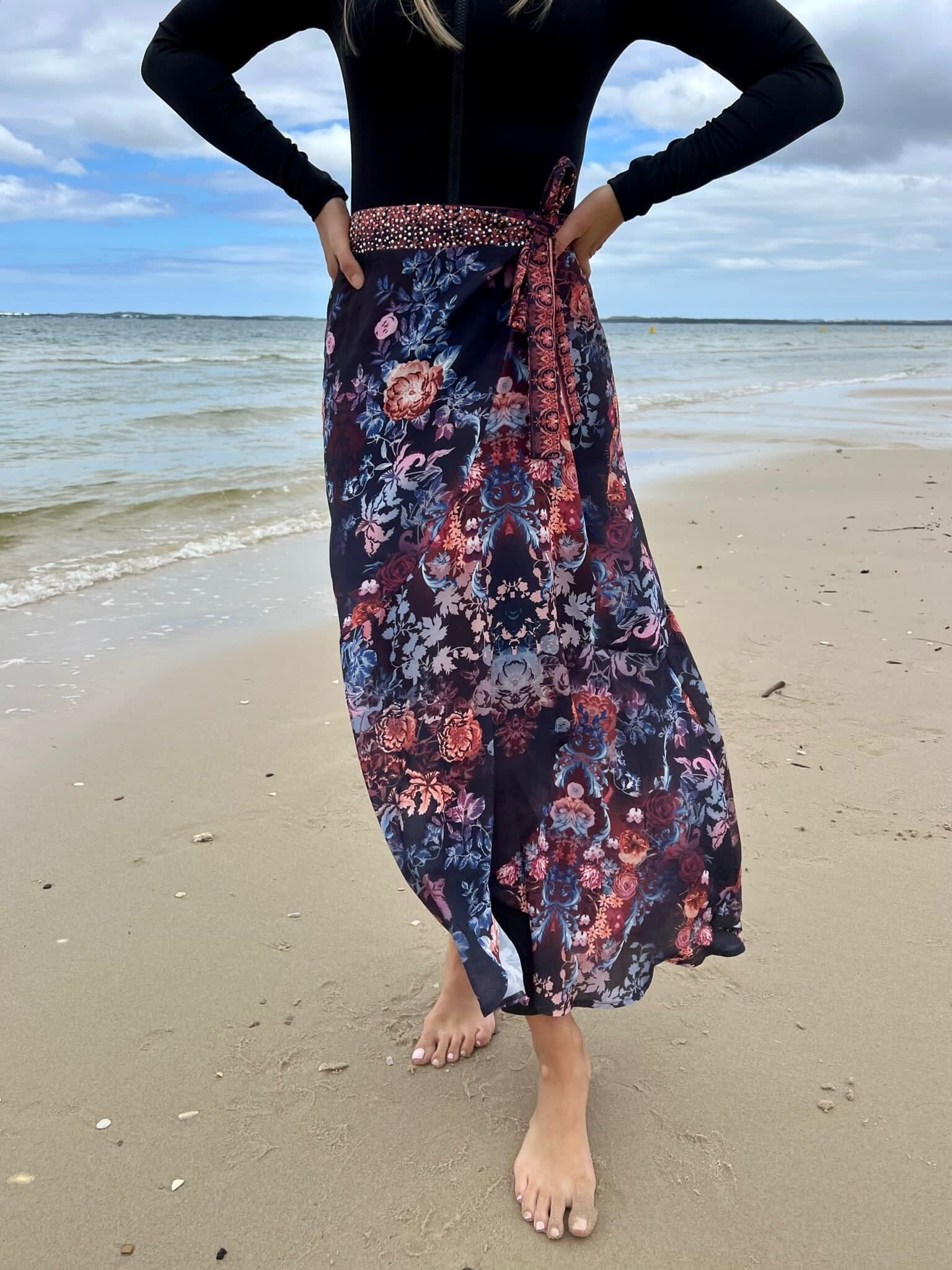 Midnight Plum Sarong