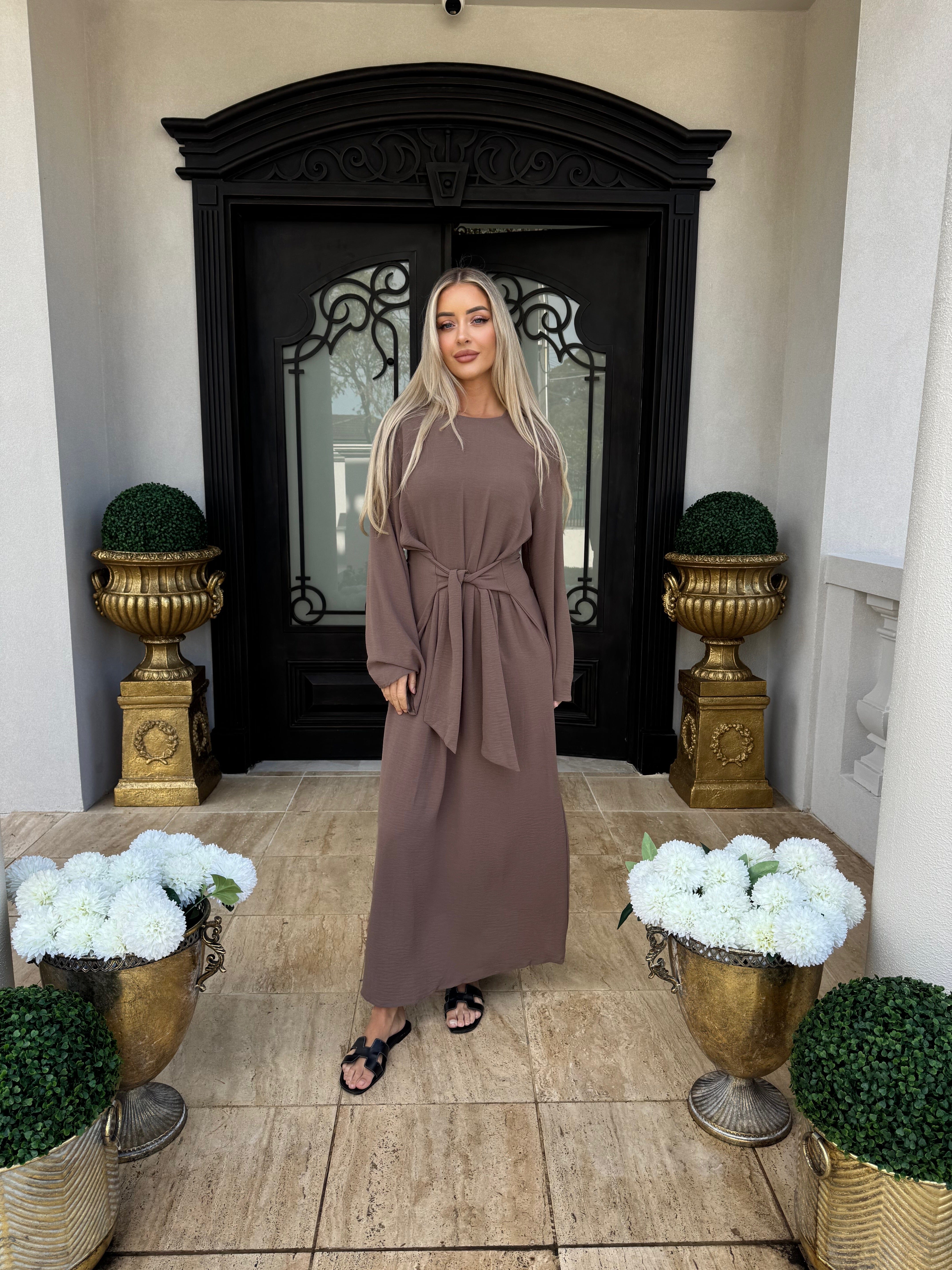Tie Maxi Dress