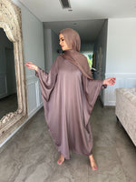 Amar Tie Back Satin Kaftan