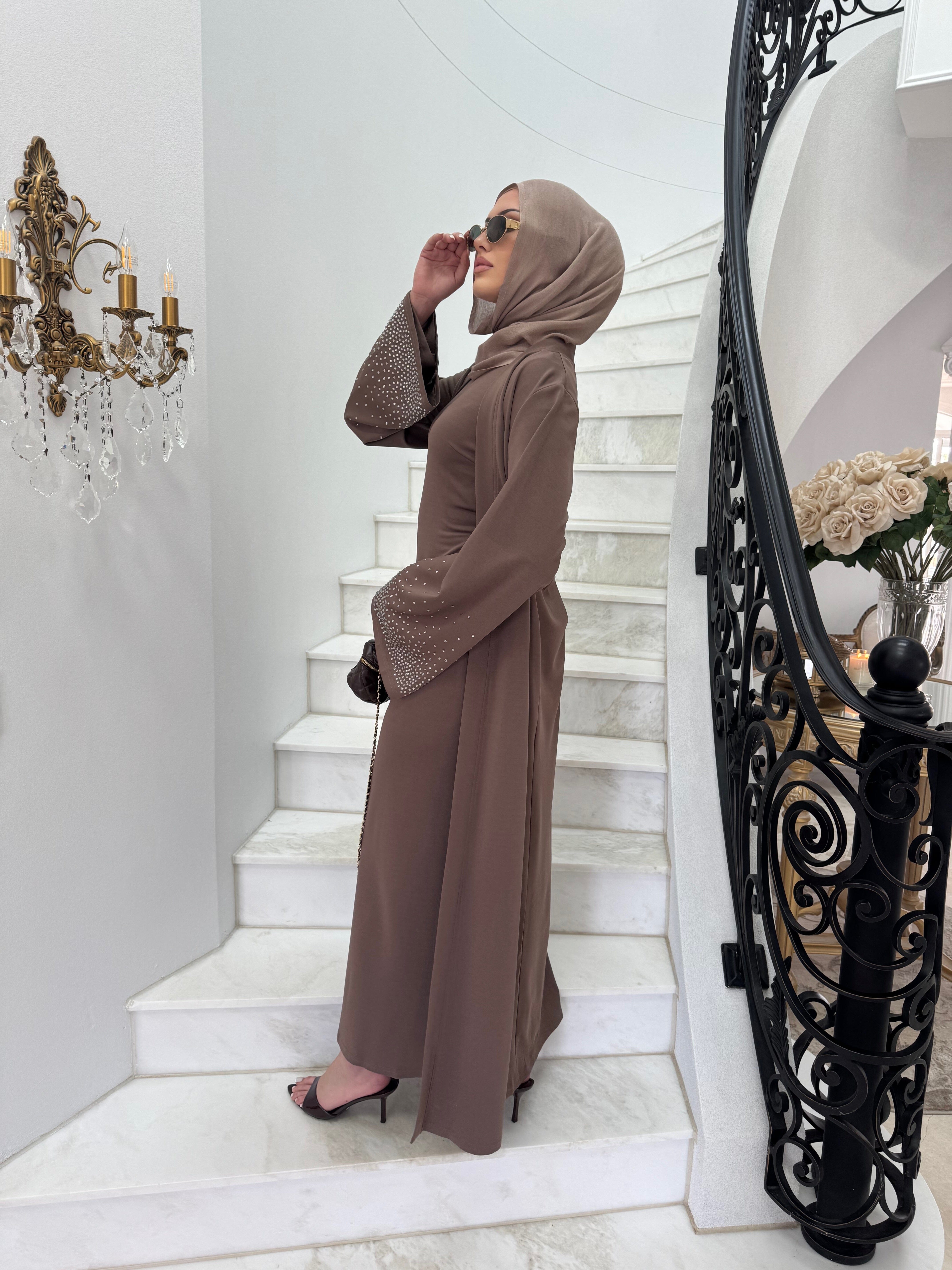 Beaded Abaya Set