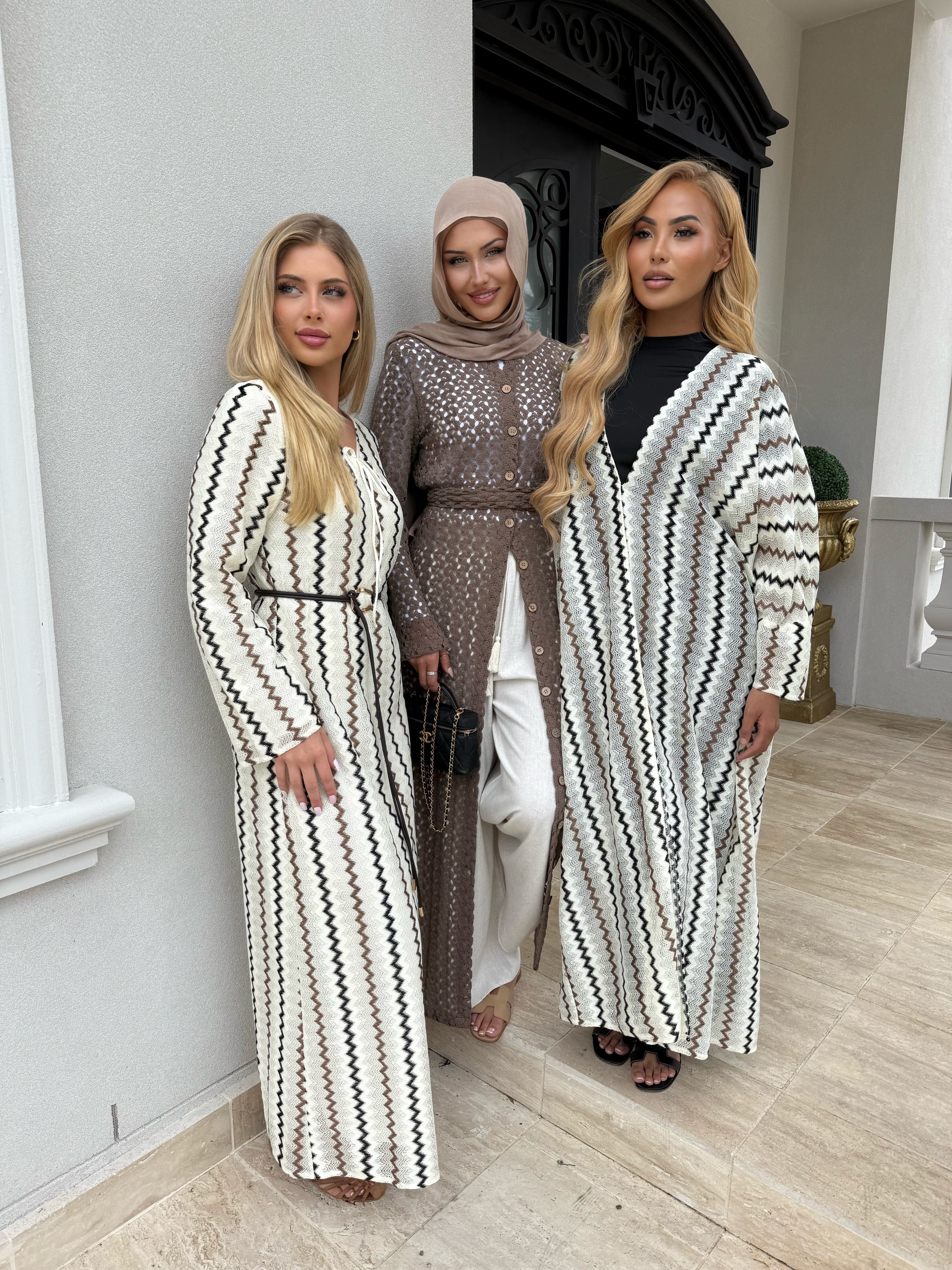 Chocolate Crochet Dress