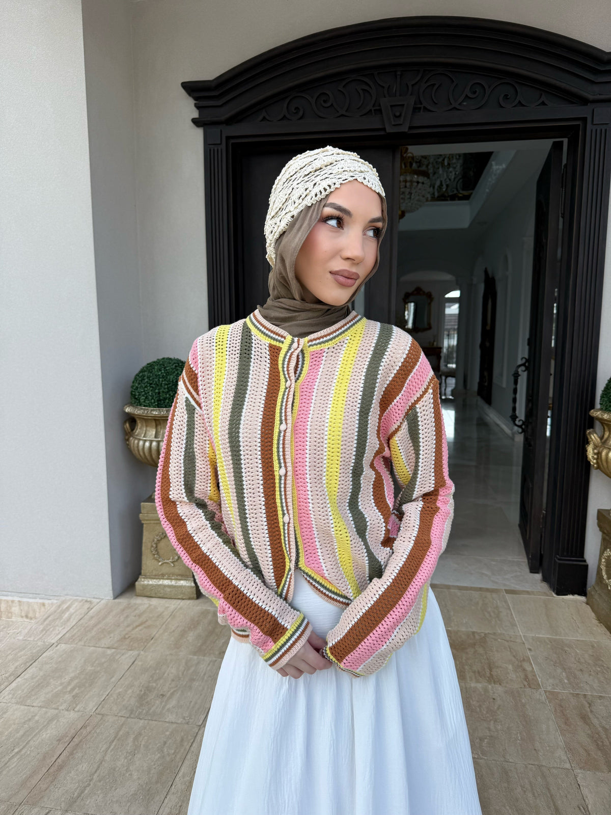 Multi Crochet Caridgan