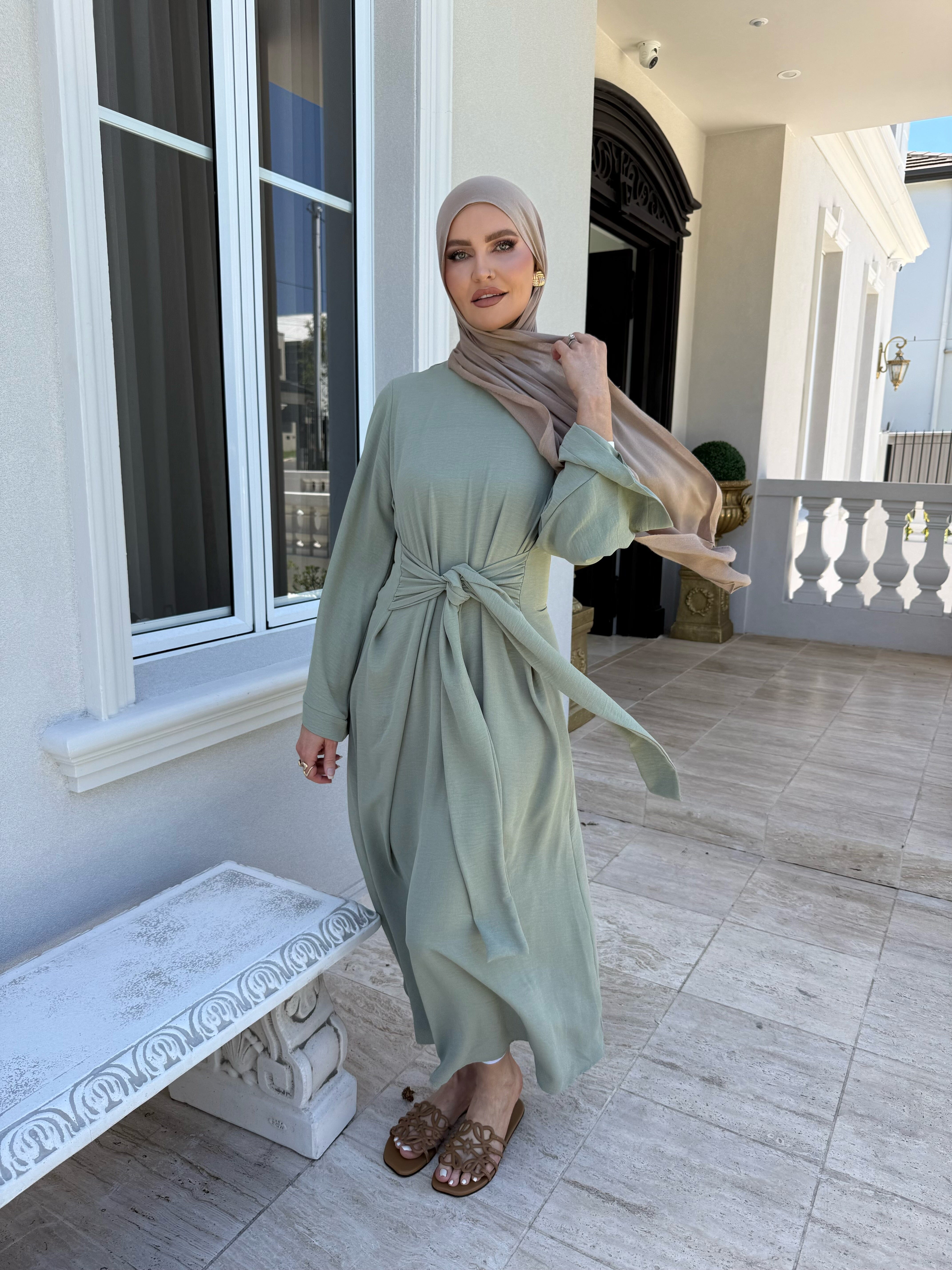 Tie Bow Maxi Dress