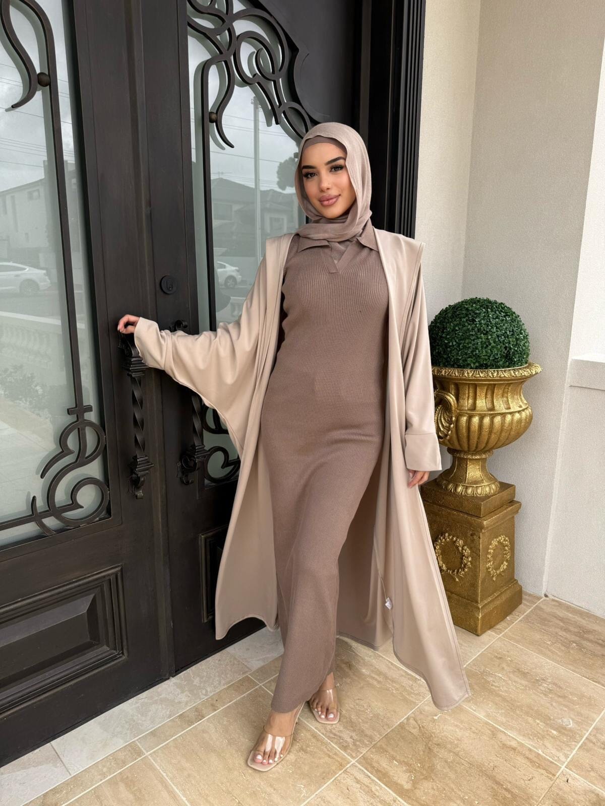 Ribbed Maxi Dress
