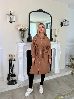Light Suede Trench
