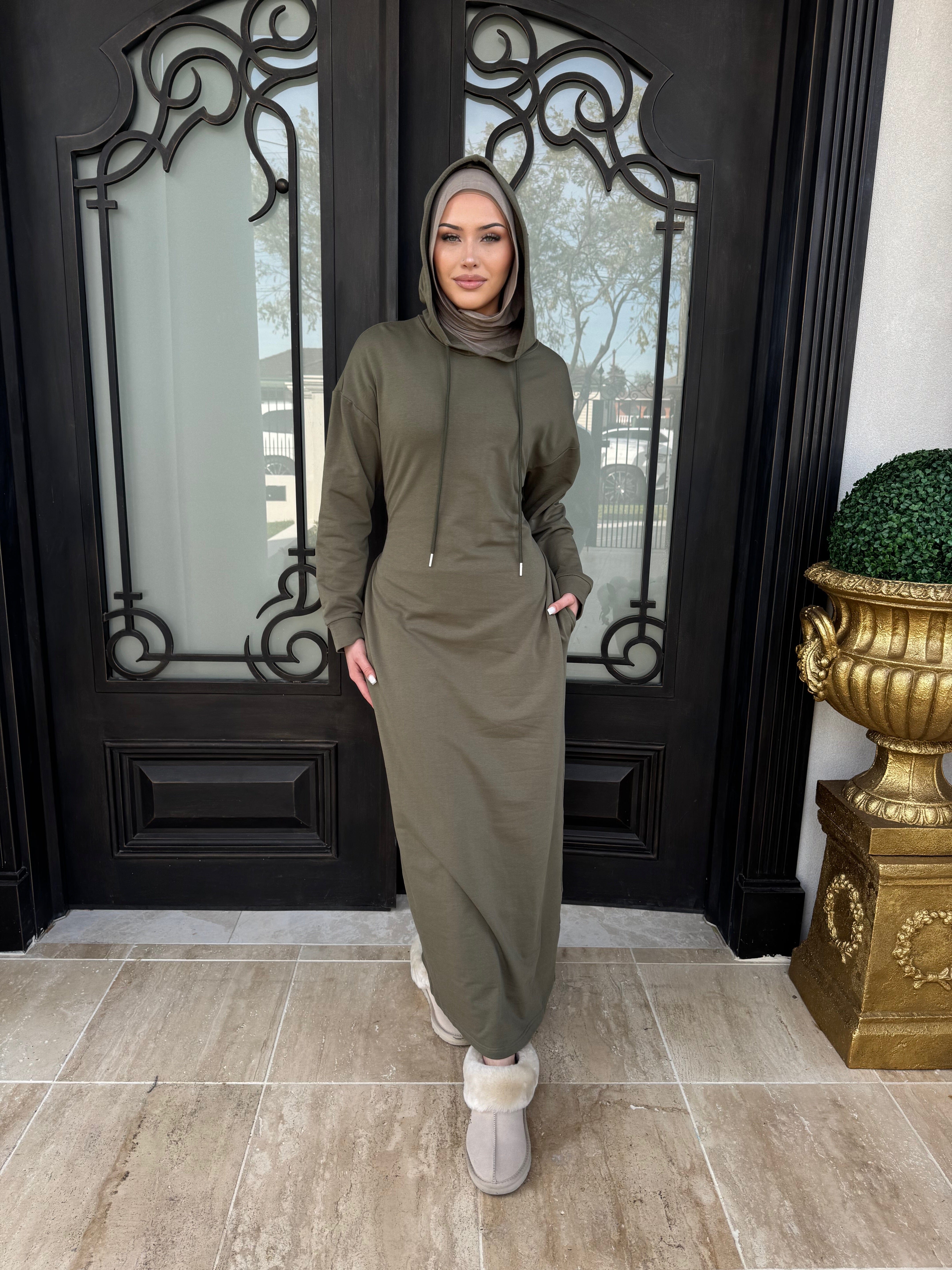 Hoodie Ponte Abaya