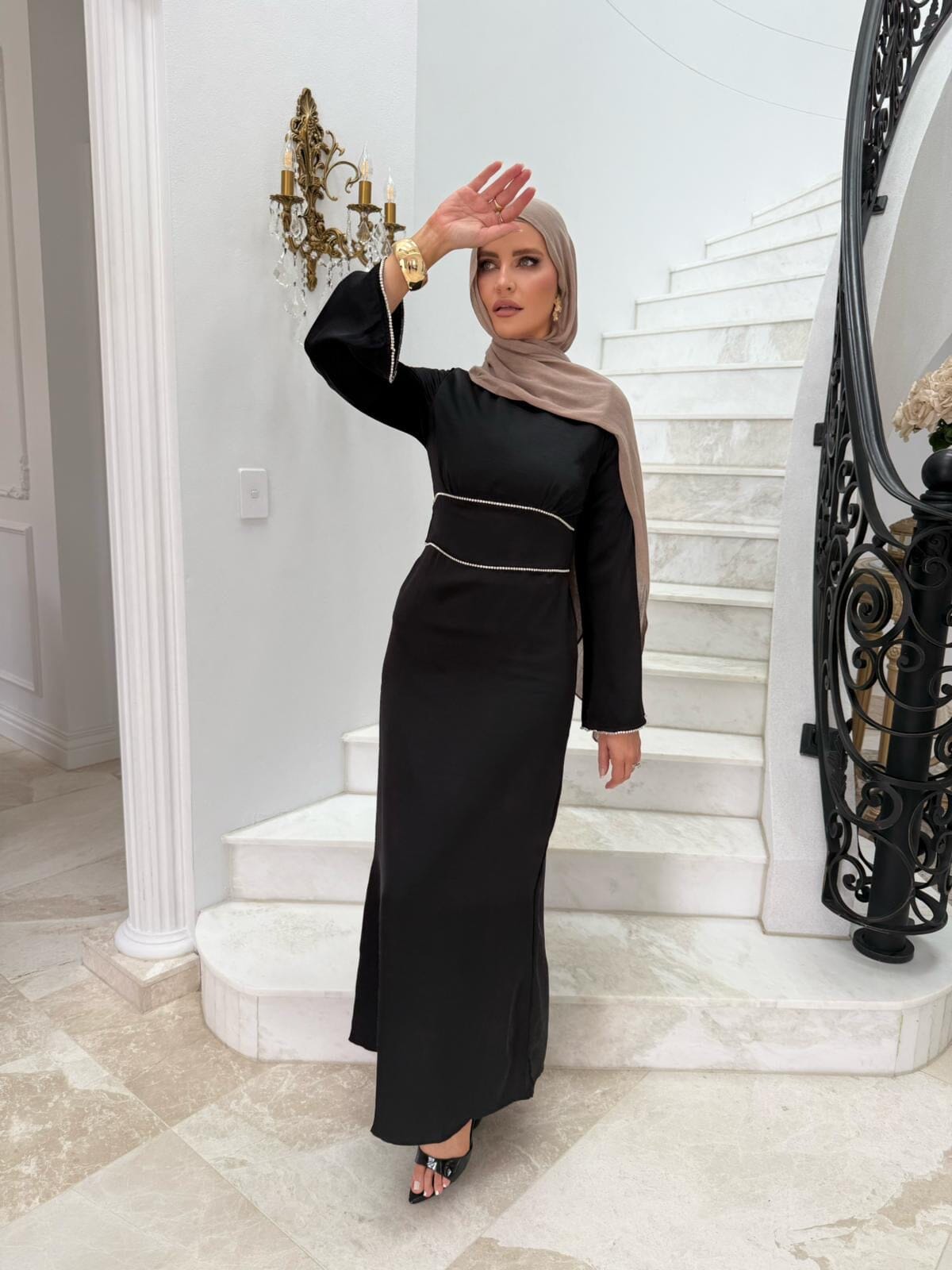 Satin Detail Dress