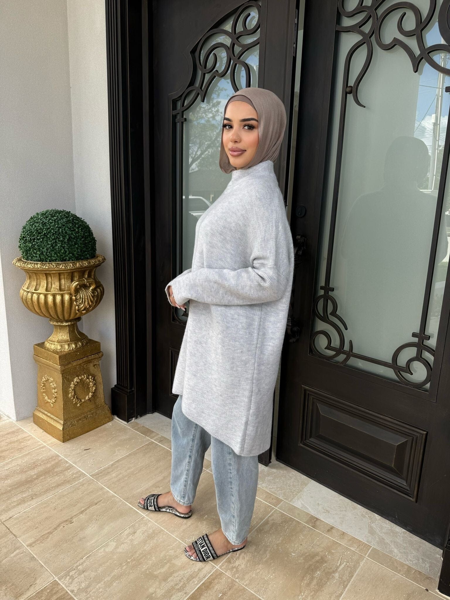High Low Knit Jumper