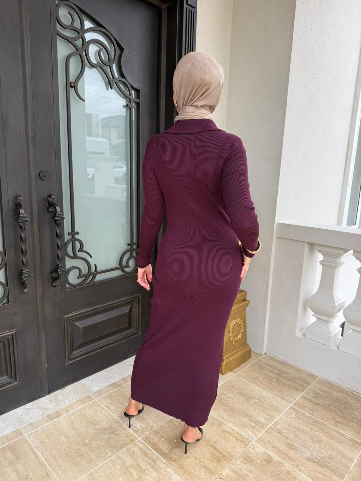 Ribbed Maxi Dress