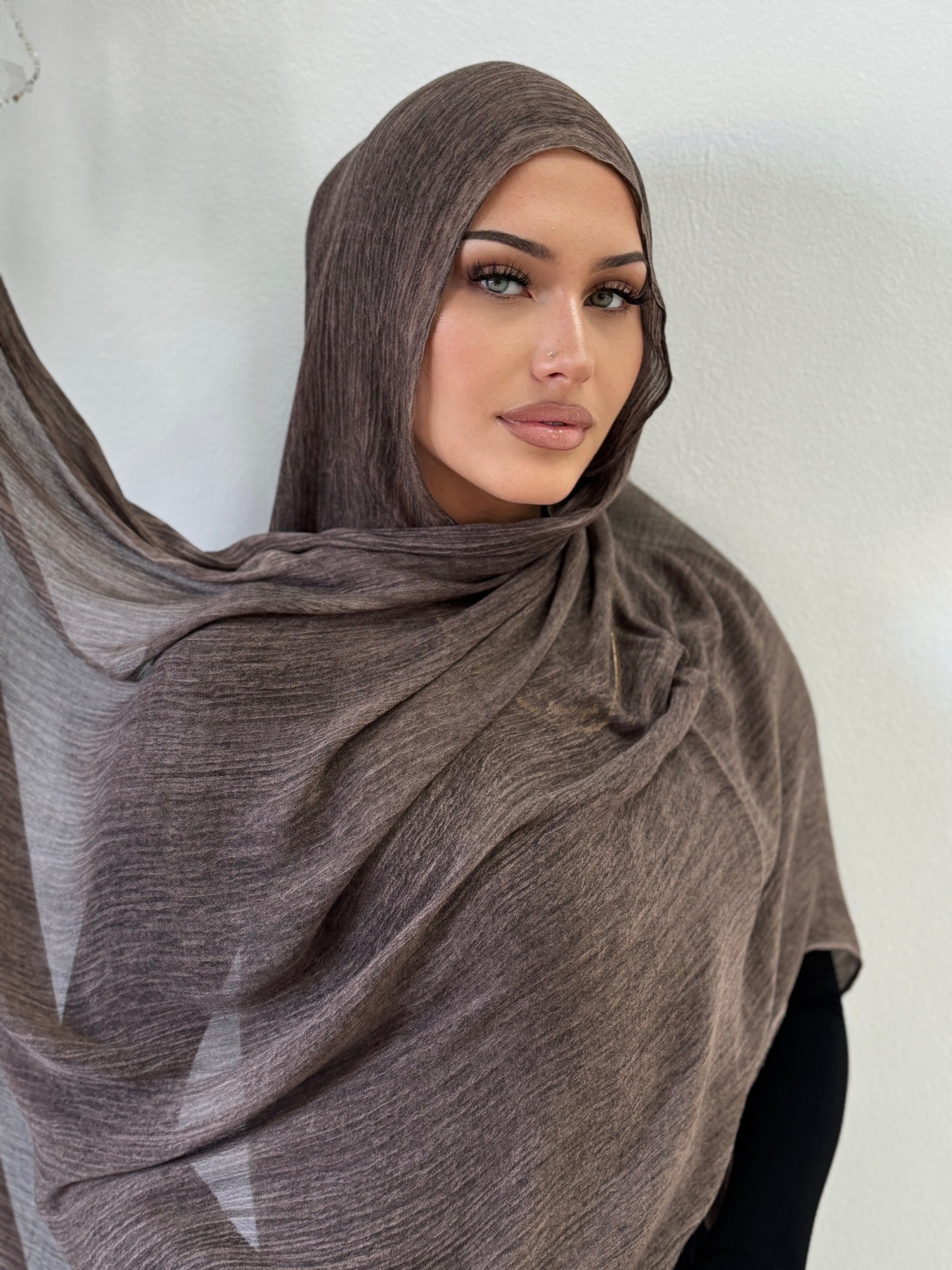 Taupe Hijab Set