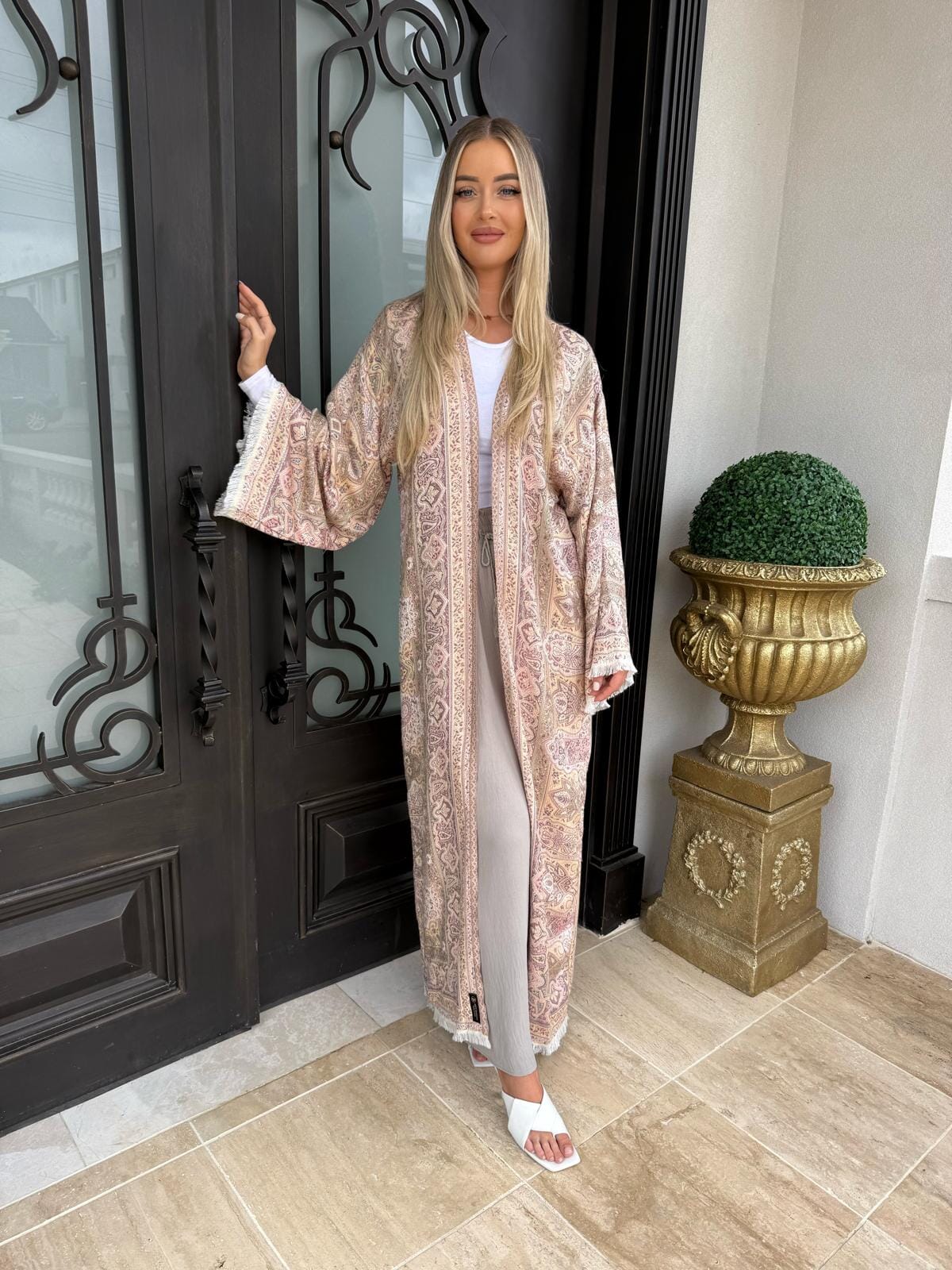 Baby Pink Pashmina Set
