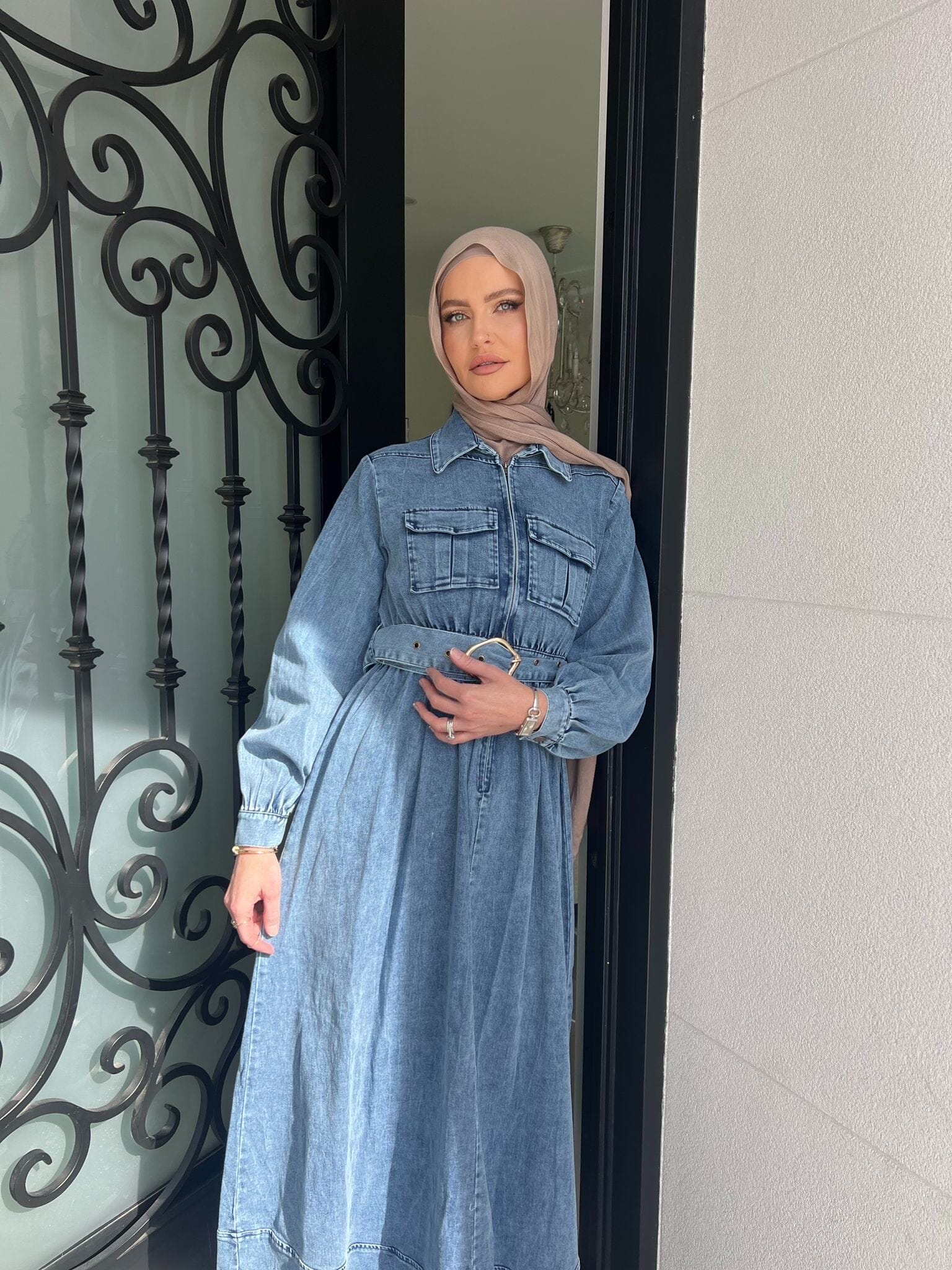 Acid Denim Dress