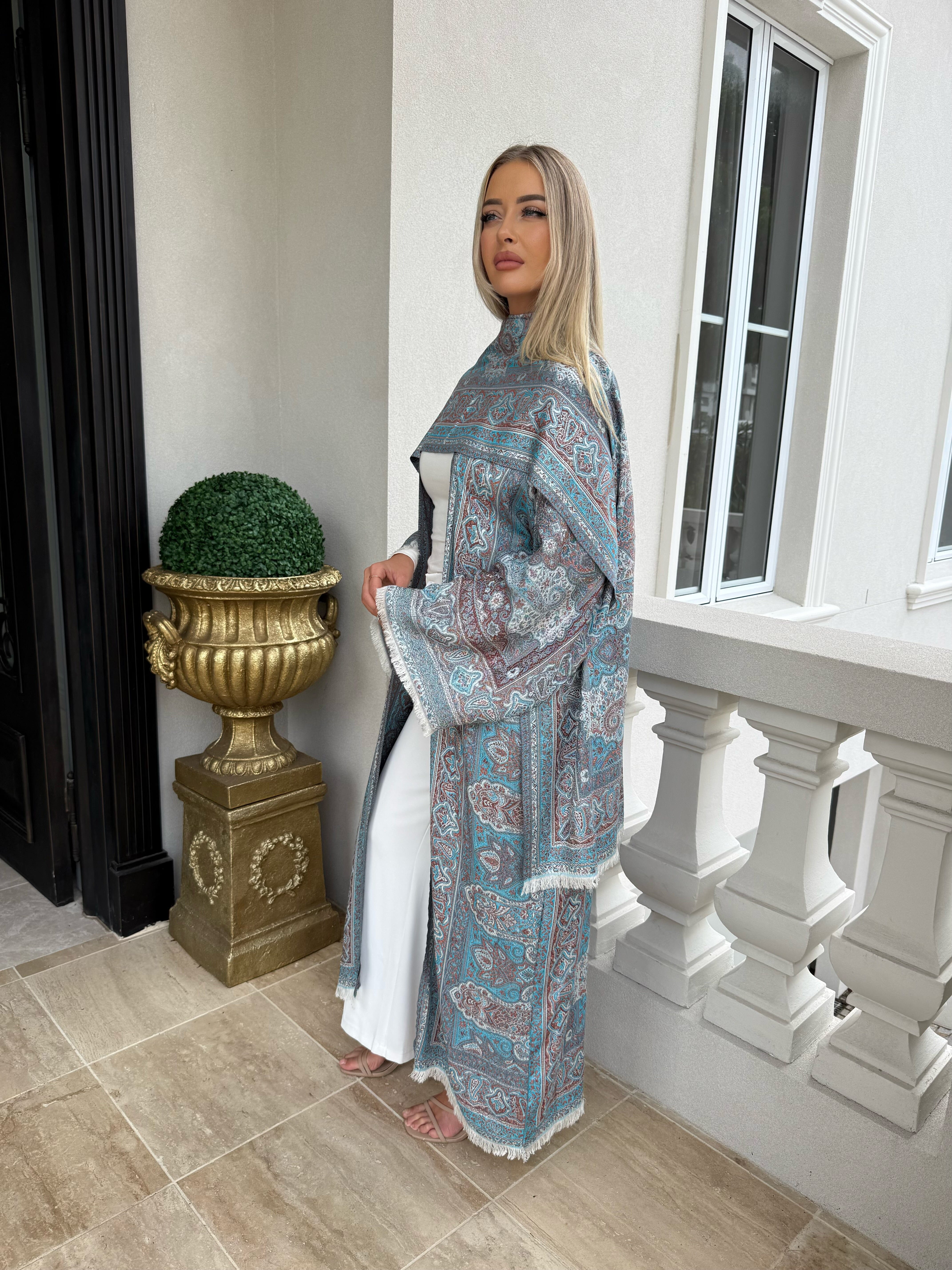 Blue Pashmina