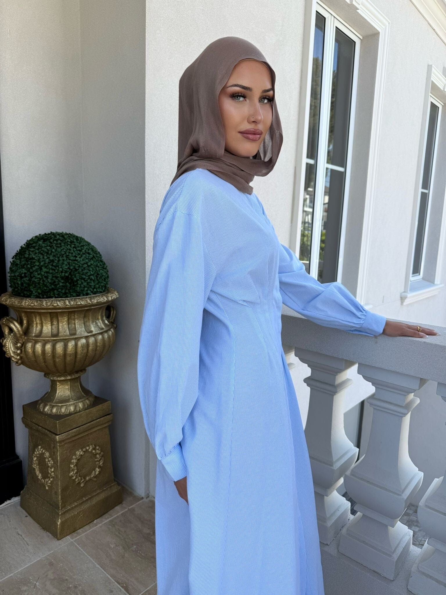Pin Stripe Maxi