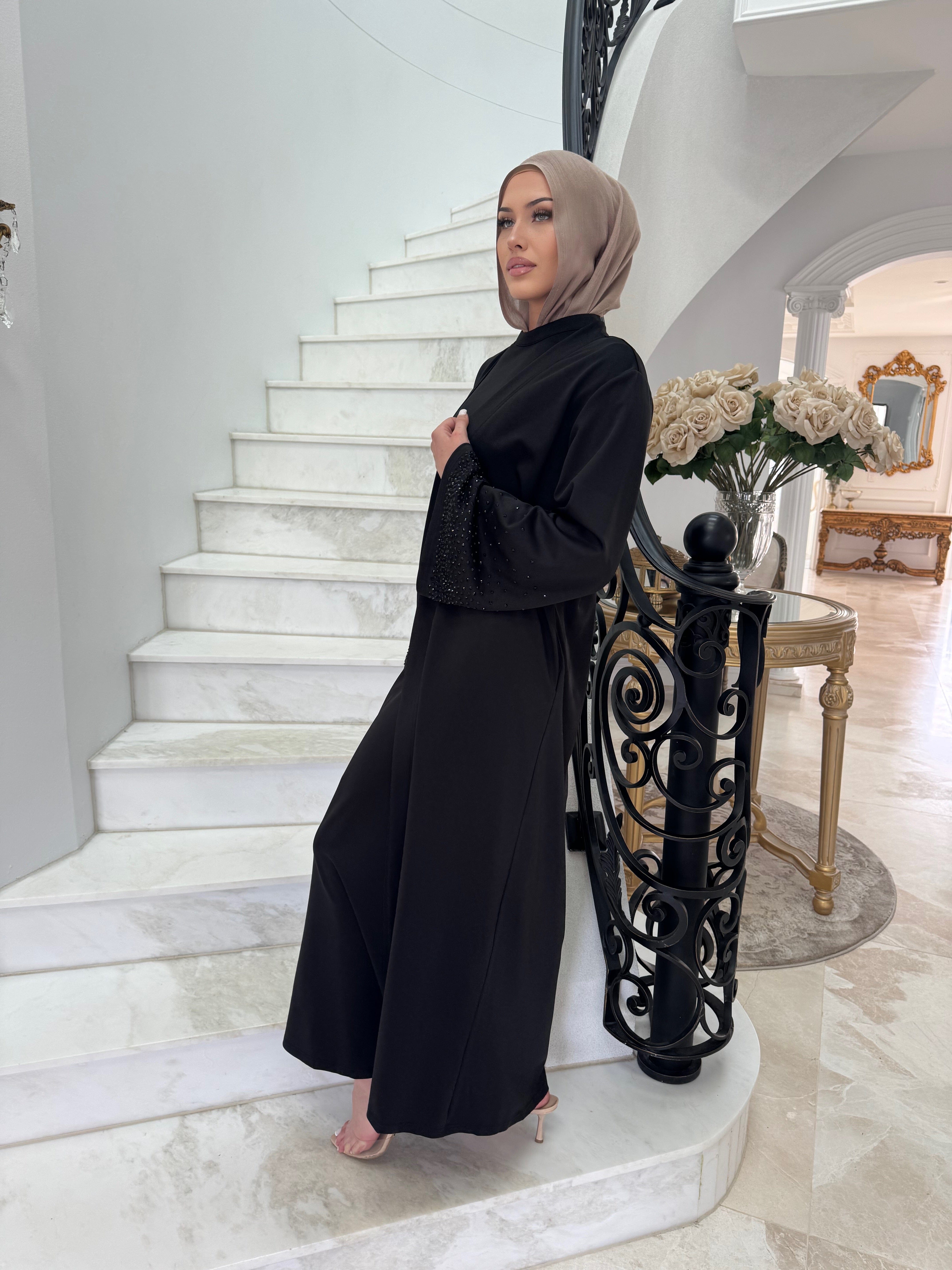 Beaded Abaya Set